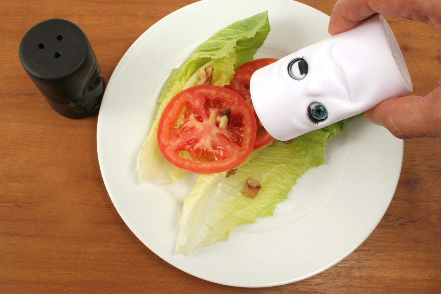 Kikkerland Max & Moritz Salt and Pepper Shakers Set - Fun & Stylish Kitchen Tableware for Dining, Gifts, and Home Decor