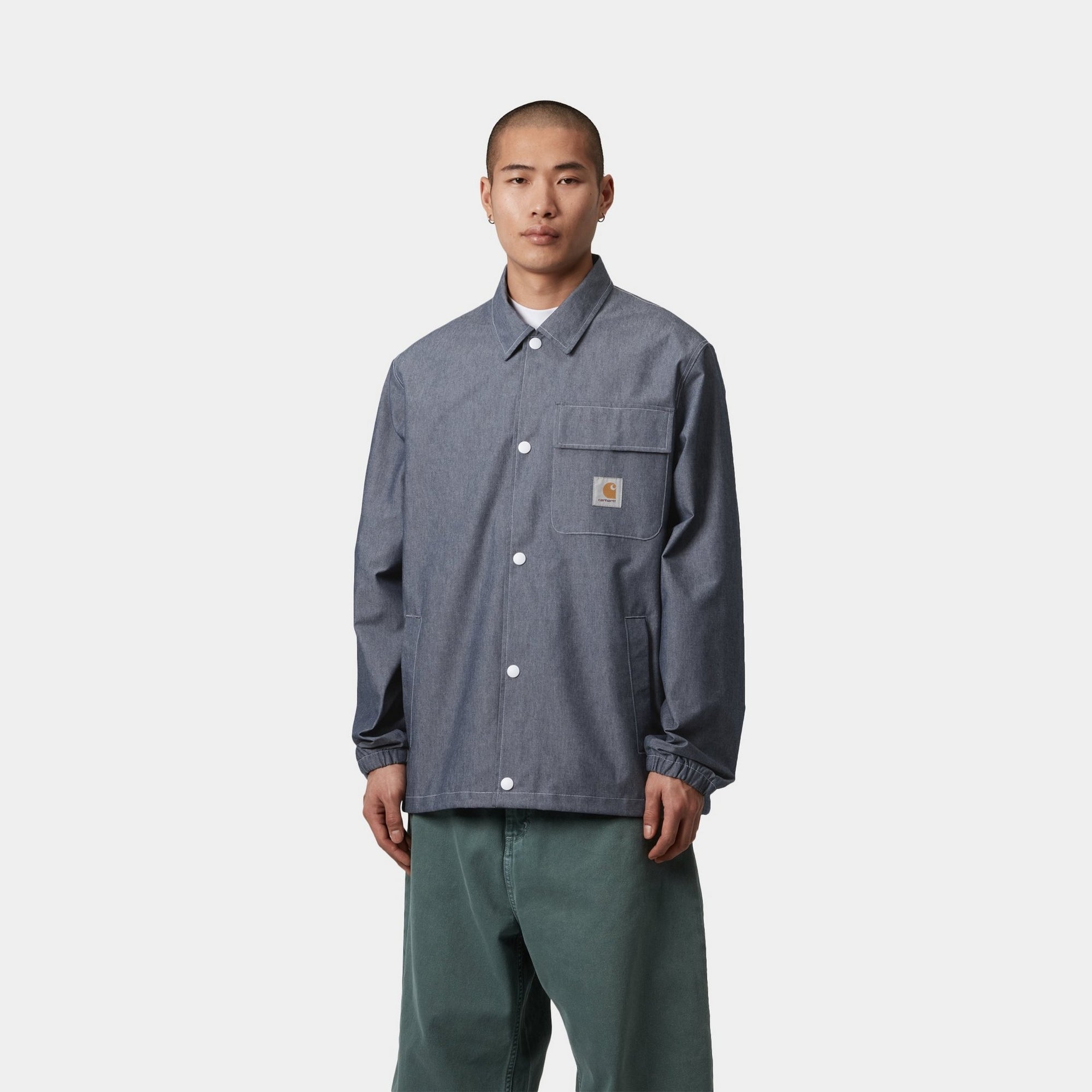 Blake Coach Jacket - Premium Blue Lightweight Windbreaker for Men | Perfect for Outdoor Sports, Casual Wear & Travel