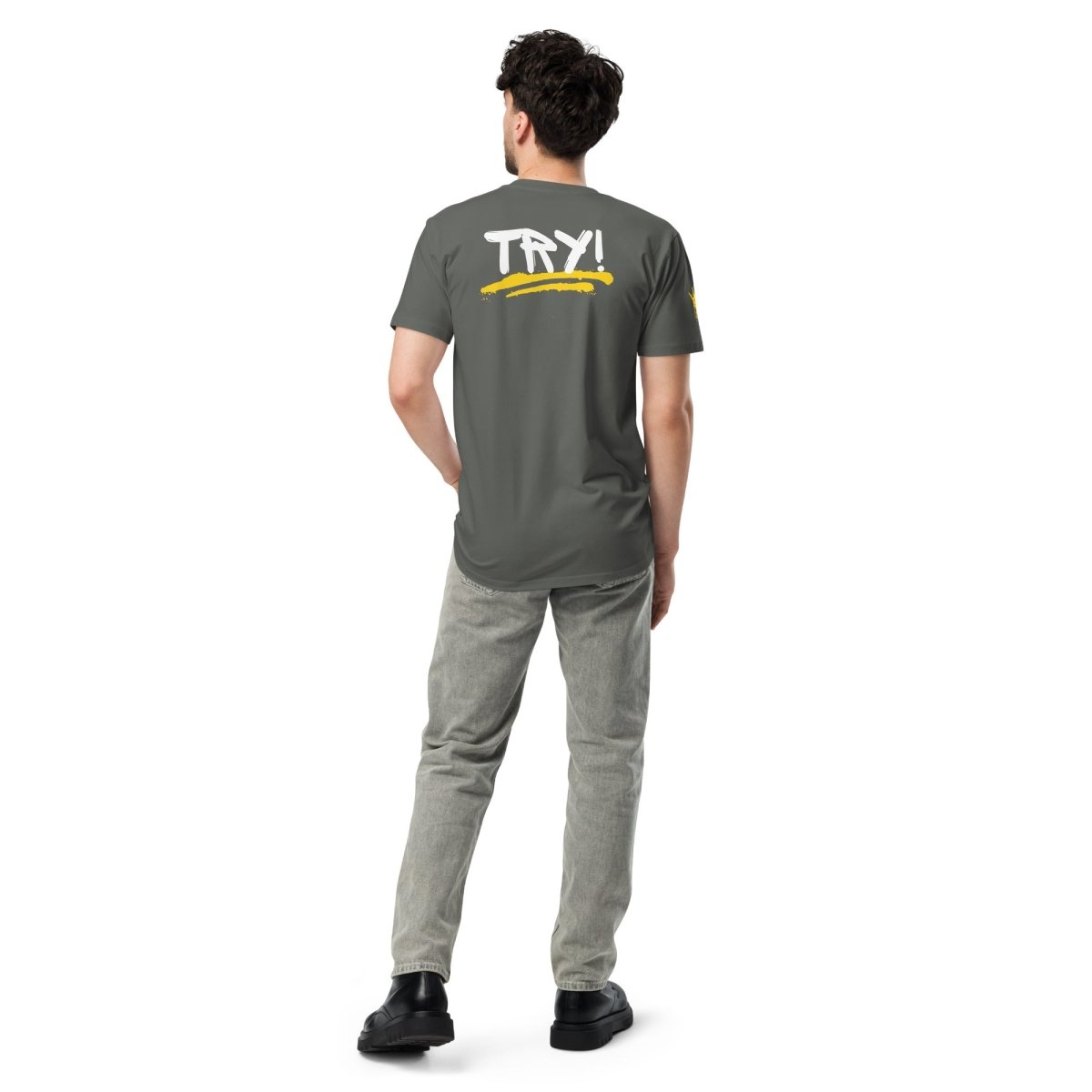 Street Sovereign Tee - 'Just for Today' & 'TRY' Edition Graphic T-Shirt for Men | Trendy Streetwear Fashion | Perfect for Casual Wear, Urban Outfits & Music Festivals