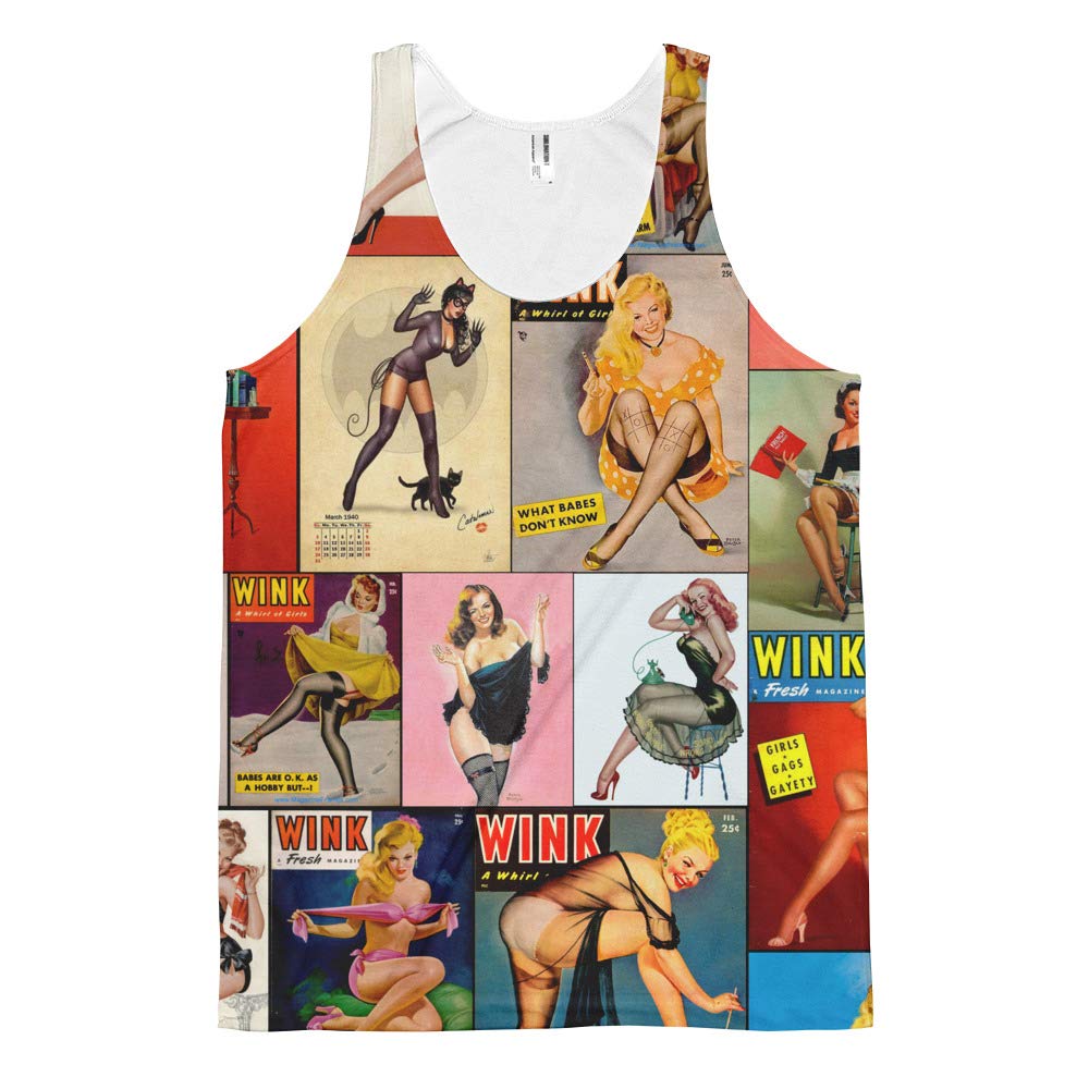 Fight Club Style Vintage Risque Women's Tank Top - Tyler Durden Limited Edition Artwork - Classic Fit Cotton Tee for Movie Fans & Streetwear Fashion
