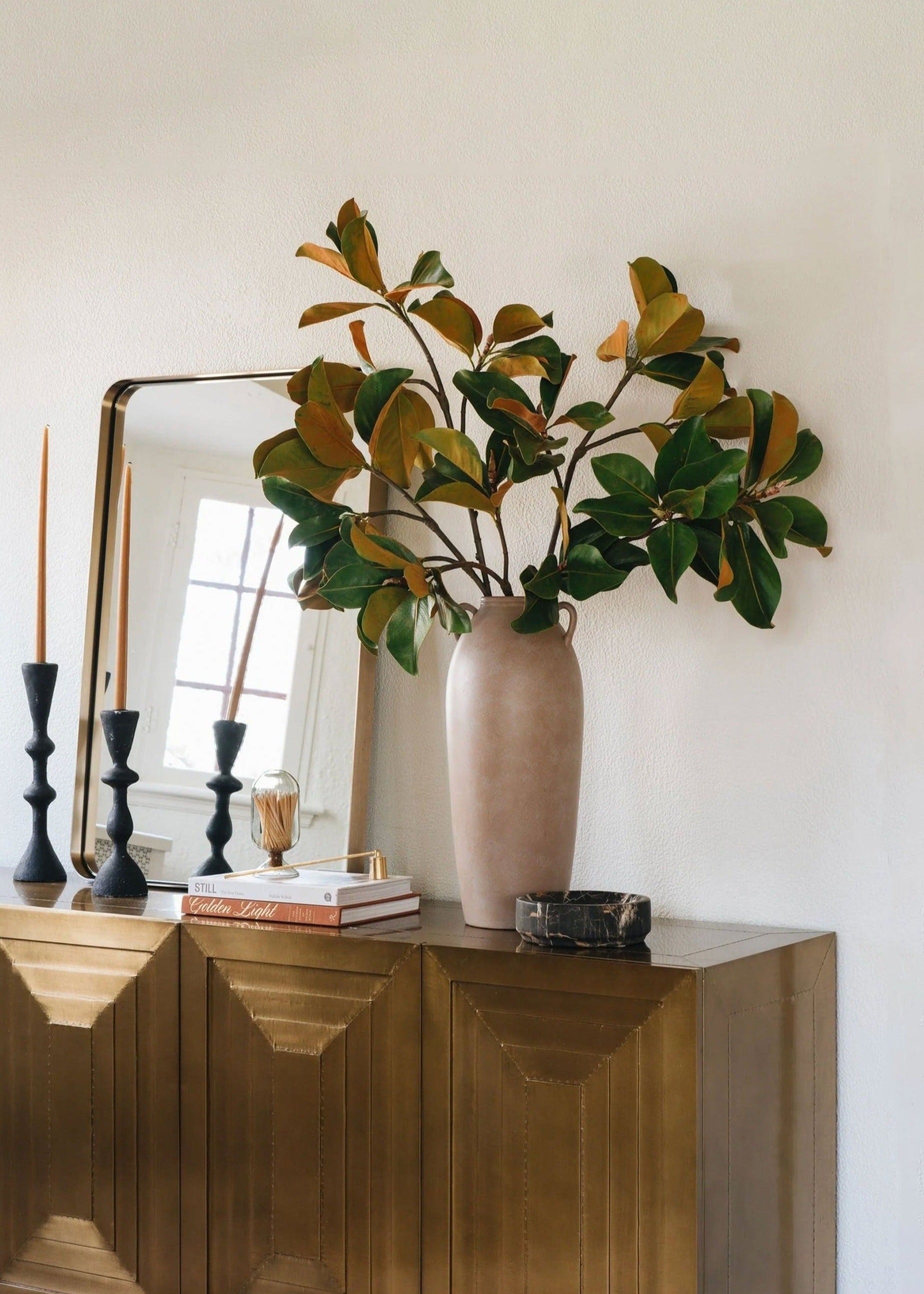 Artificial Magnolia Leaf Branch - 41