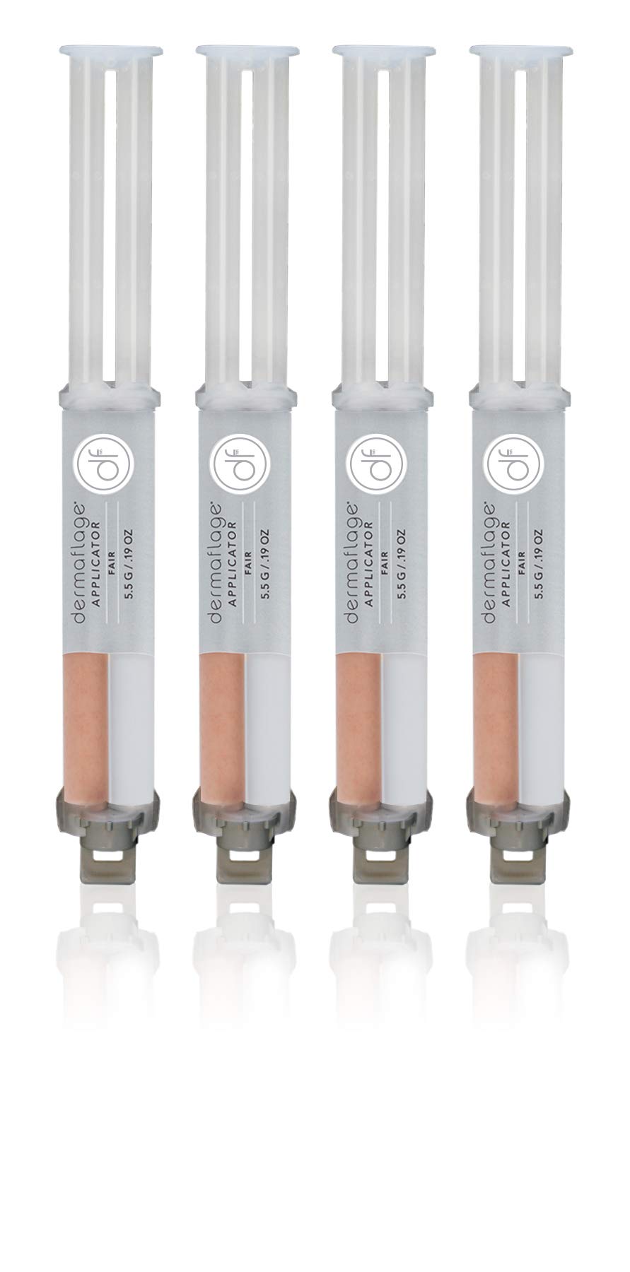 Dermaflage Scar Filler Refill Kit - 4 Professional Applicators for Acne Scars & Wounds | Medical-Grade Concealer for Face & Body | Perfect for Daily Use & Special Occasions