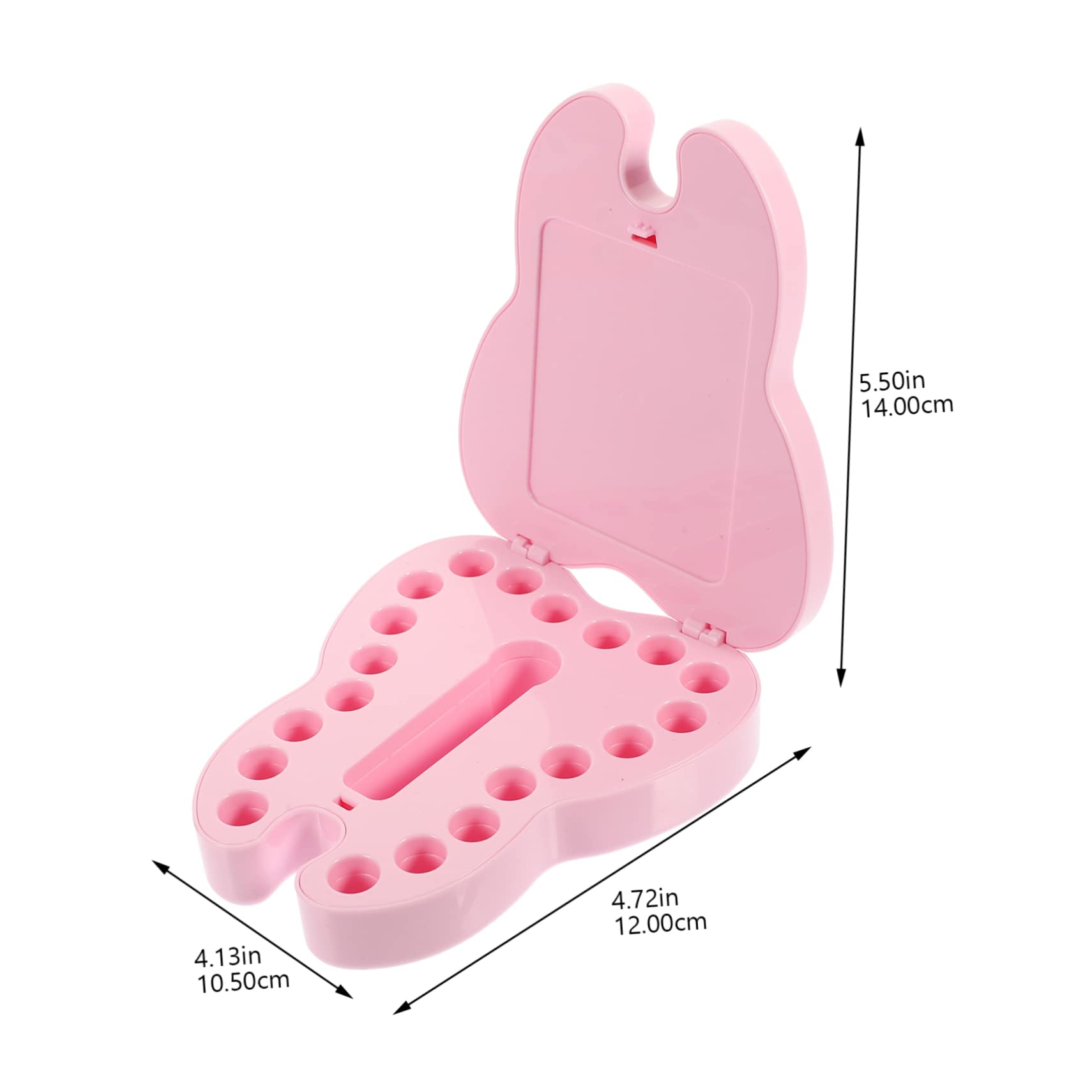 HEMOTON 2-Pack Baby Tooth Keepsake Box - Plastic Tooth Storage Container for Newborns, First Tooth Holder for Boys & Girls (Pink) - Perfect for Preserving Childhood Memories & Milestone Gifts