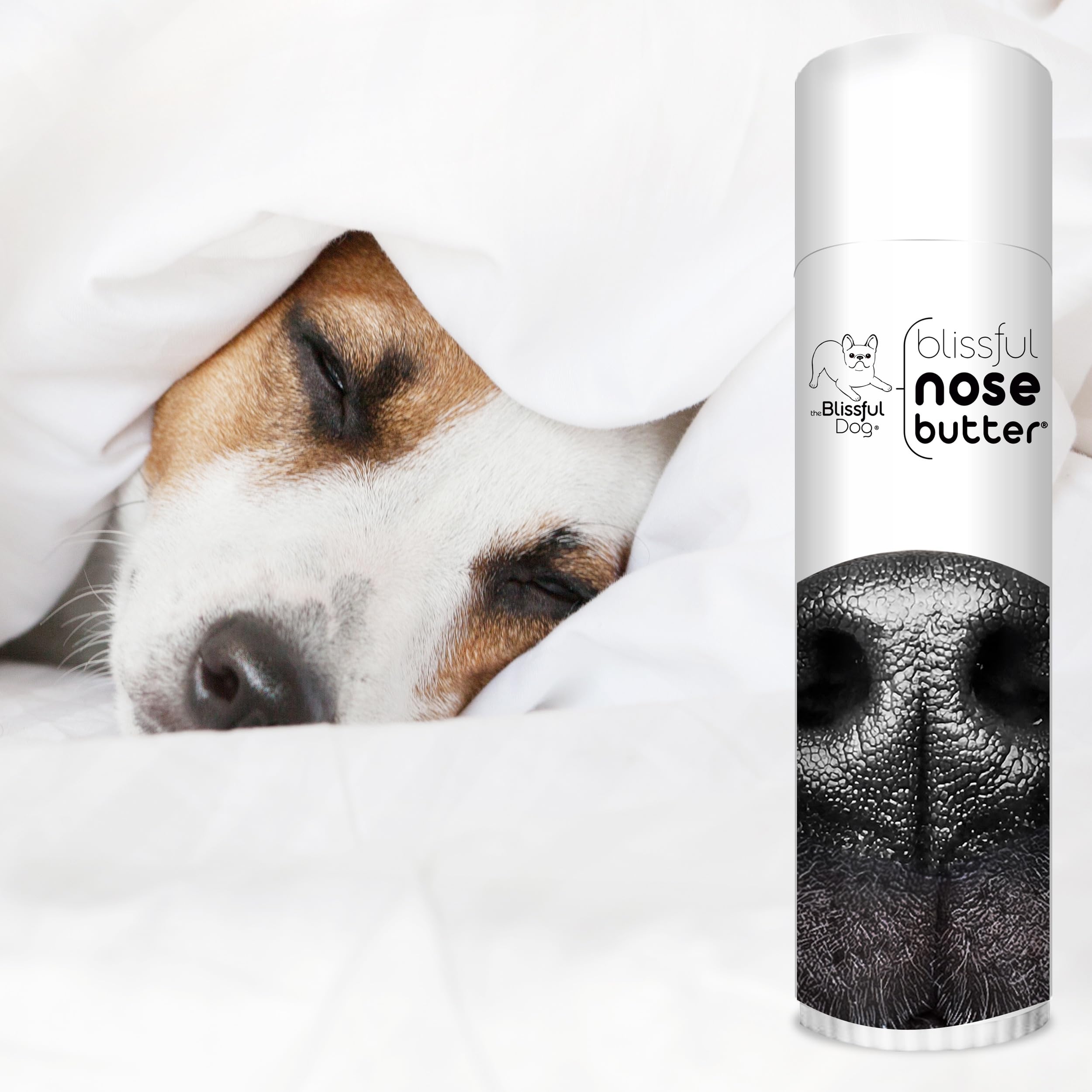 The Blissful Dog Unscented Nose Butter for Dry & Cracked Dog Noses – All-Natural Paw Balm for Healing & Moisturizing | Perfect for Outdoor Adventures & Winter Care