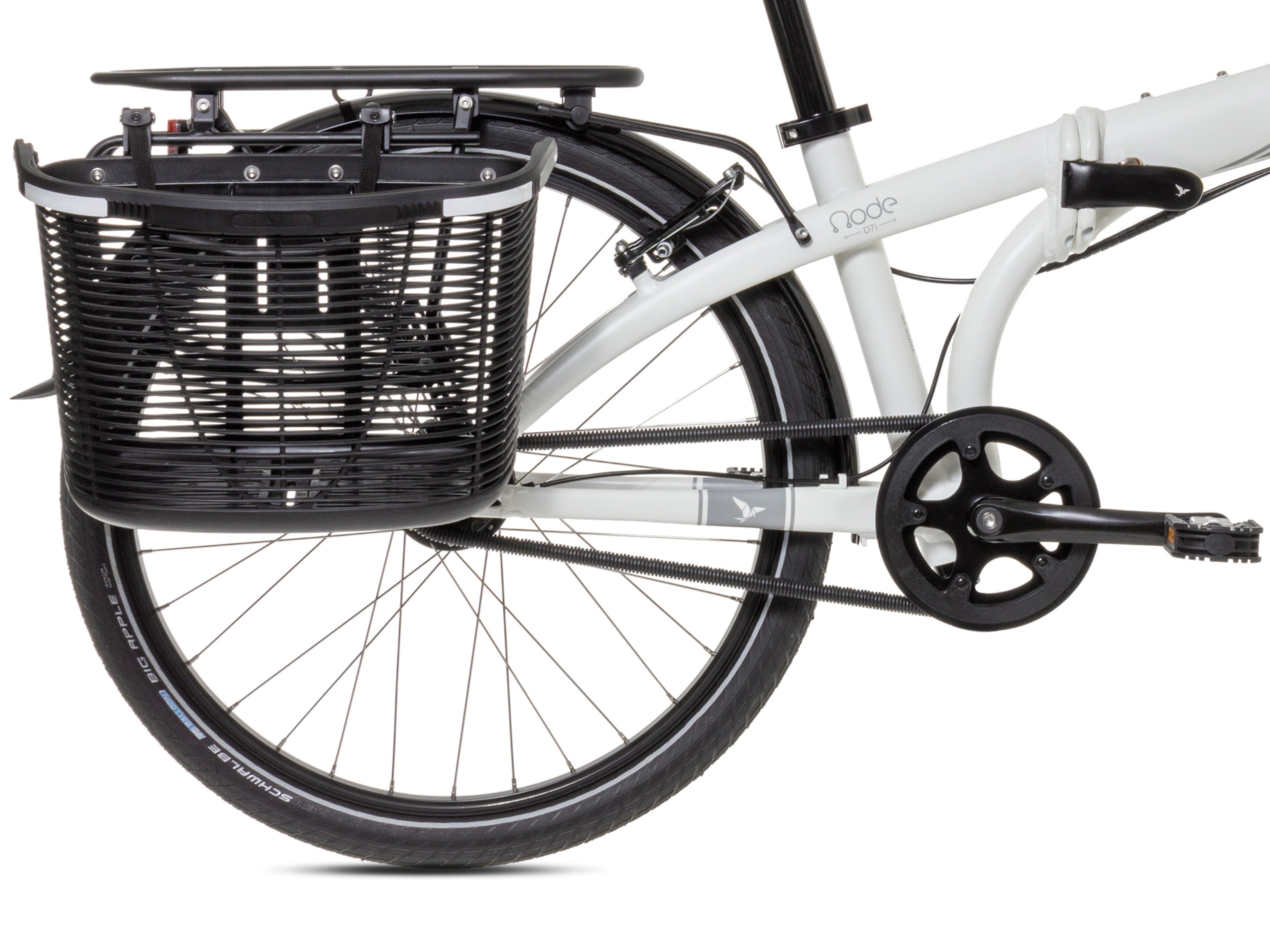 Tern Kontti Bike Basket - Durable Front or Rear Bicycle Cargo Basket for Commuting, Shopping & Outdoor Adventures