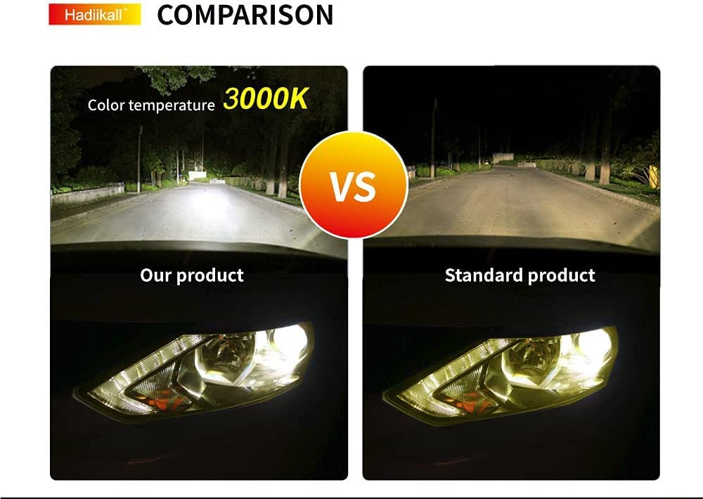 9006 HB4 Halogen Headlight Bulbs - 2 Pack Low Beam & Fog Light Replacement - 12V 51W High Performance Bulbs with 150% Brighter Light - Perfect for Cars, Trucks & SUVs - Ideal for Night Driving & Foggy Conditions