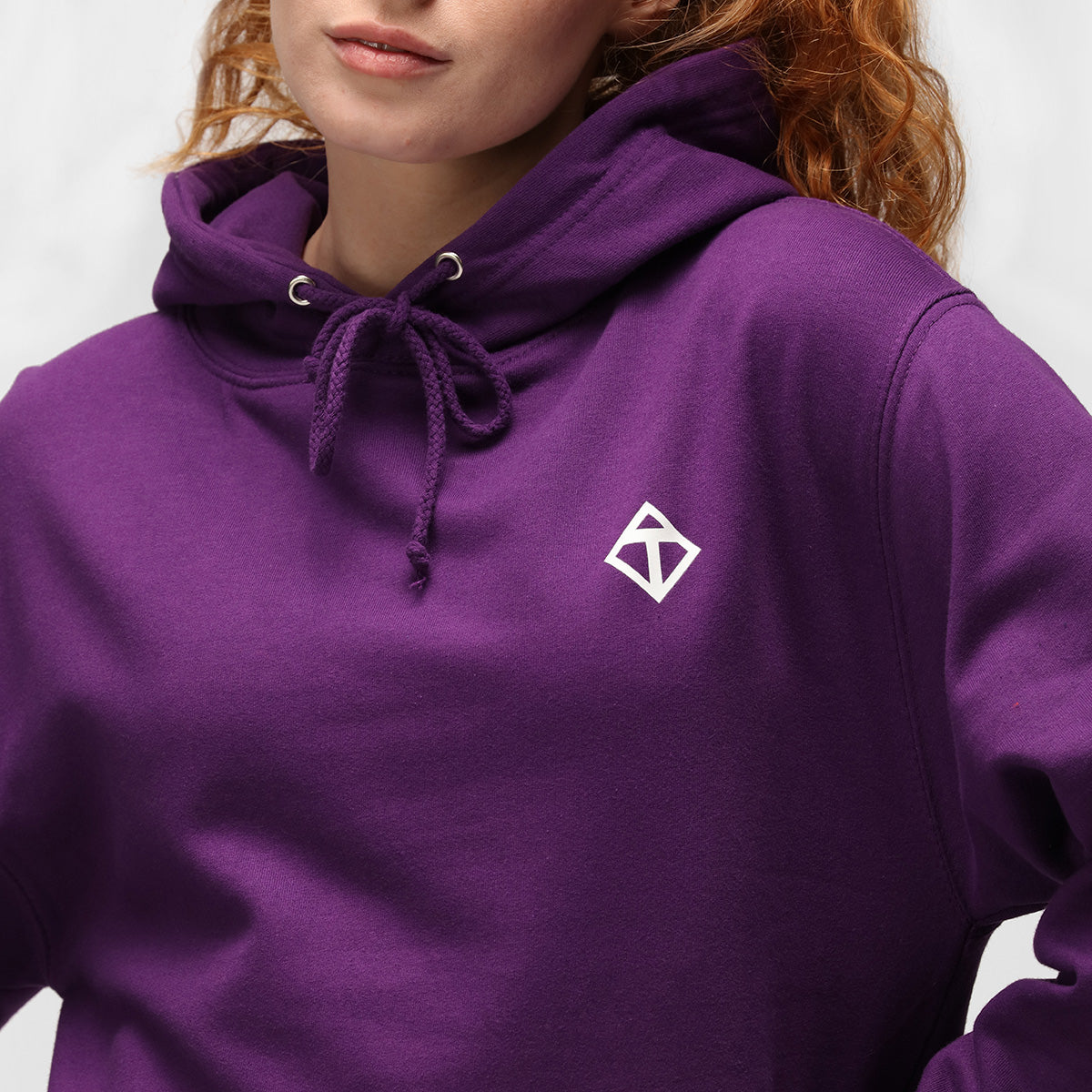 Purple Diamond Hoodie - Soft & Stylish Unisex Pullover for Men & Women | Perfect for Casual Wear, Gym, and Outdoor Activities