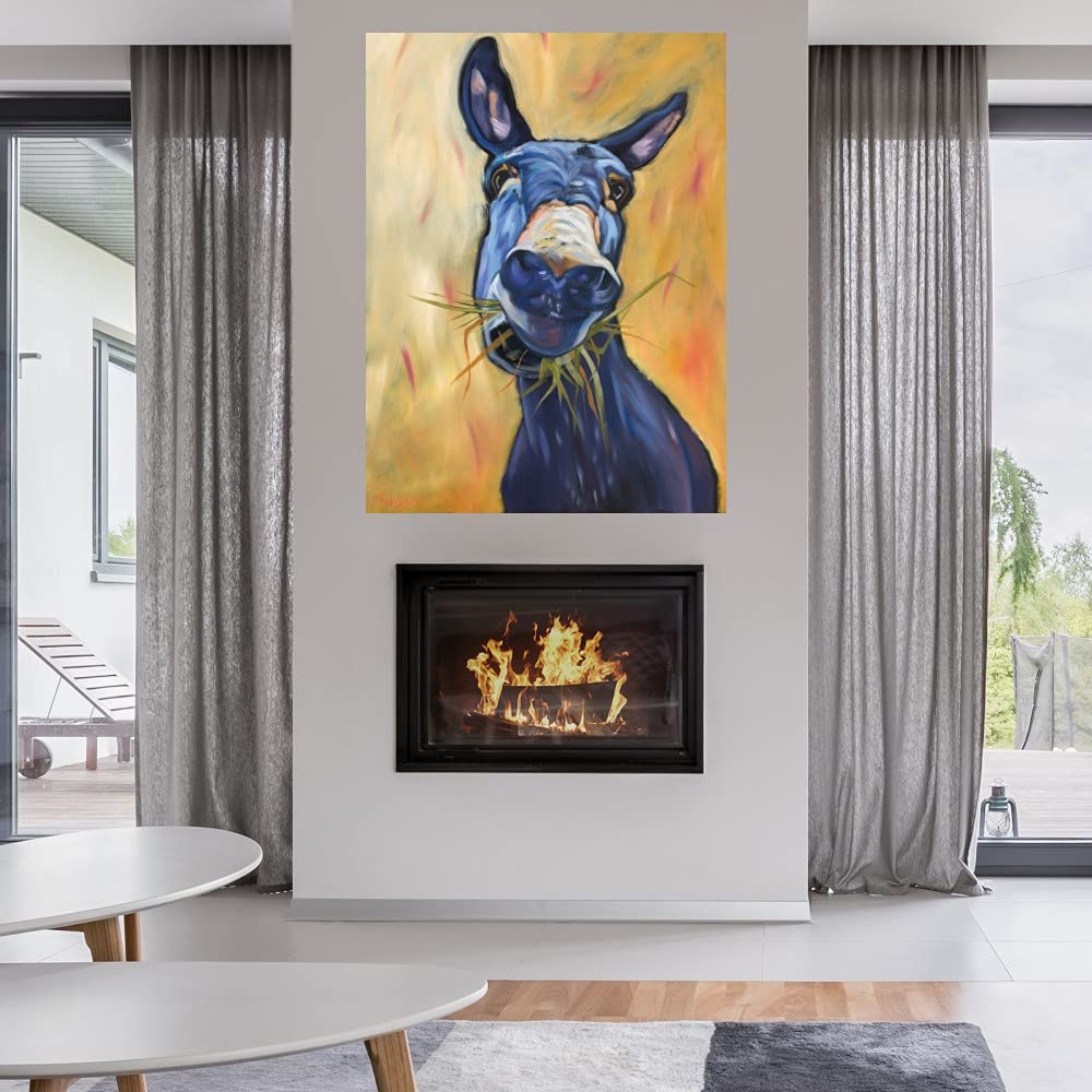 Jackson Canvas Wall Art by Kathryn Wronski - Premium Fine Art Painting for Living Room, Bedroom, Office Decor - Ready to Hang 24x32 Inches - Perfect for Home, Dining Room & Guest House Decorations