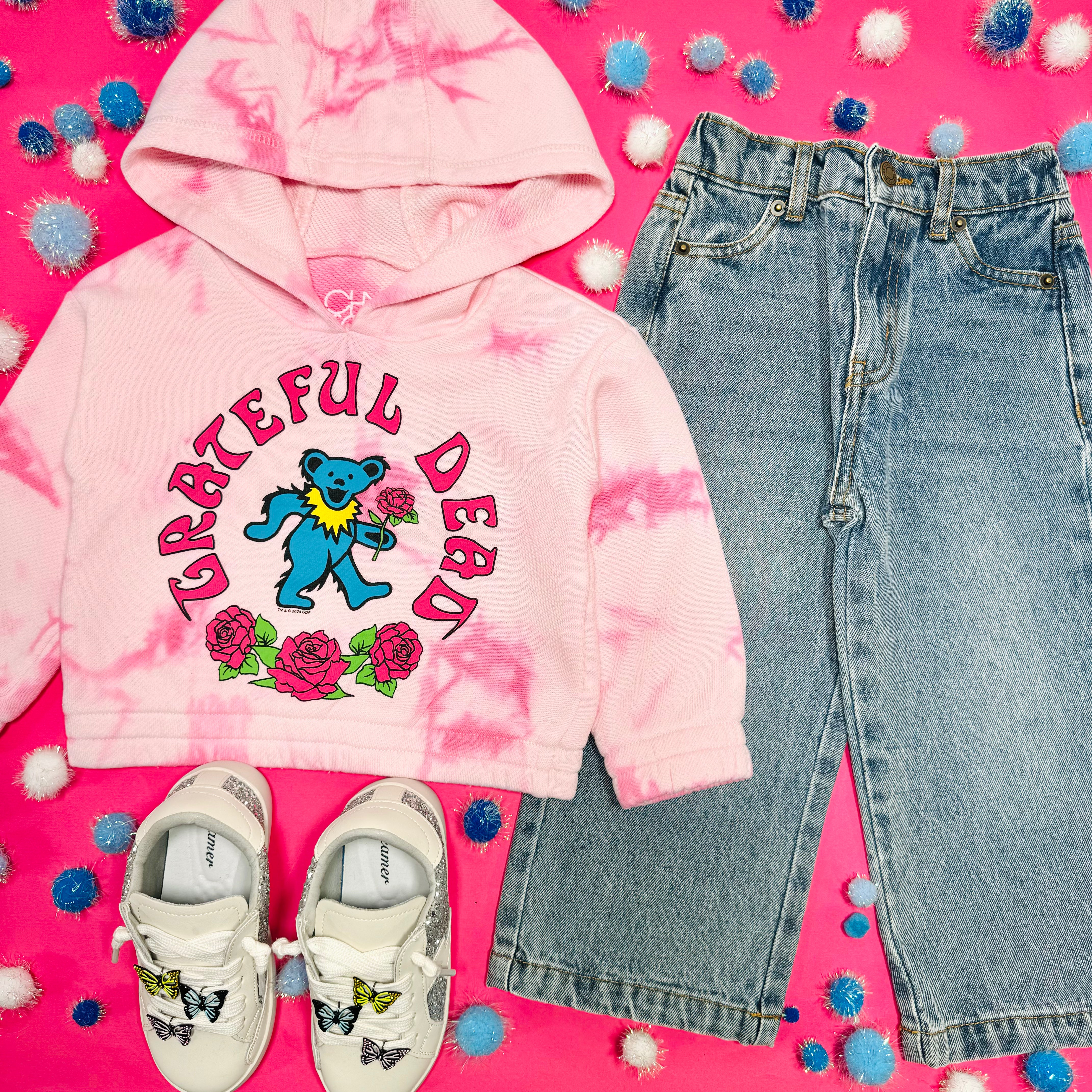 Grateful Dead Tie Dye Hoodie - Vintage Style Pullover Sweatshirt for Men & Women - Perfect for Concerts, Festivals, and Casual Wear