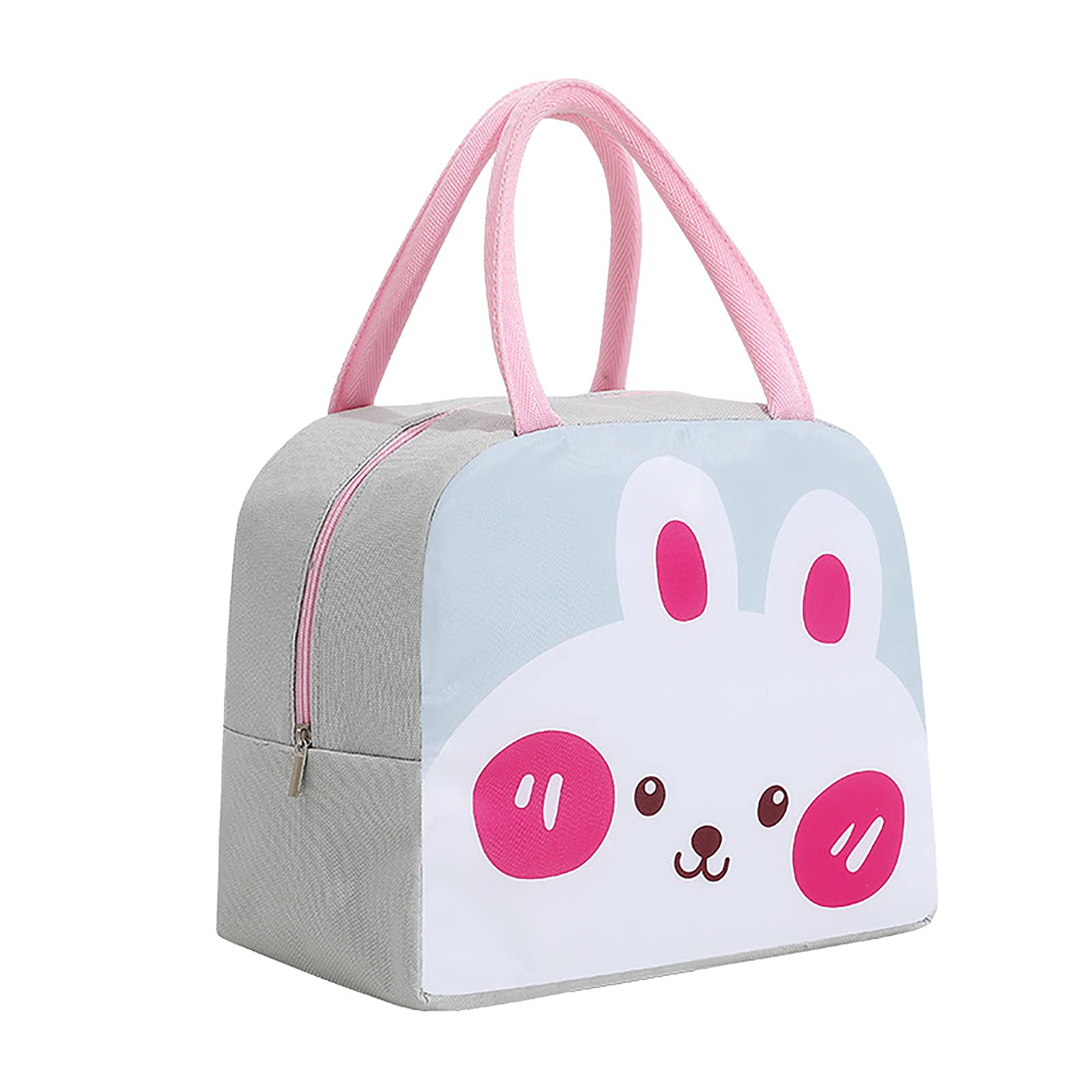 Amikadom Cartoon Insulated Lunch Bag for Kids - Portable Aluminum Foil Lunch Box for School, Work & Picnics - Cute Student Lunch Bag with Thermal Insulation