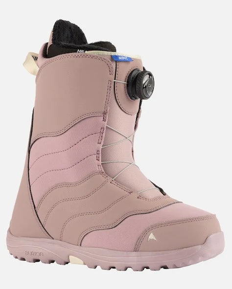 Burton Women's Mint Boa Snowboard Boots 2024 - Waterproof & Comfortable for All-Mountain Riding - Perfect for Freestyle & Powder Snowboarding