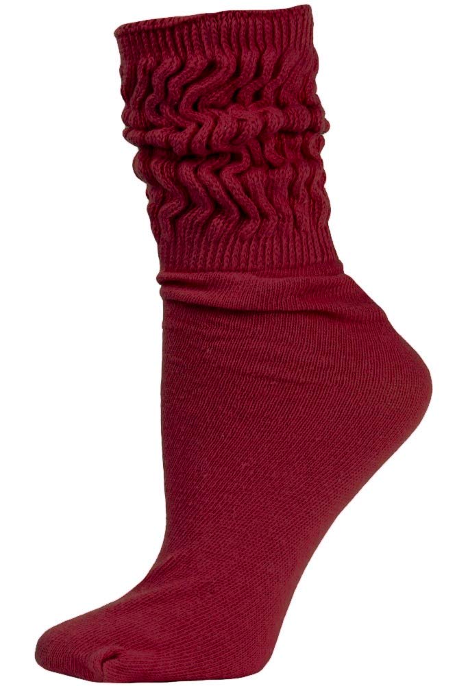 Eloise Women's Cotton Slouch Socks - Soft Knee High Boot Socks for Women - Cozy Winter & Fall Fashion Accessories for Boots, Shoes & Outfits