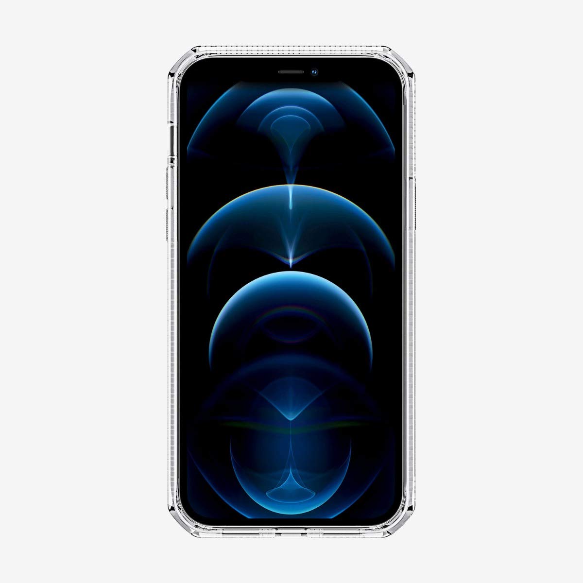 ITSKINS Spectrum 360 Clear Protective Case for iPhone 12 Pro Max - Slim Hybrid Shockproof Cover with Anti-Yellowing Technology | Military-Grade Protection | Perfect for Outdoor Activities, Work & Travel