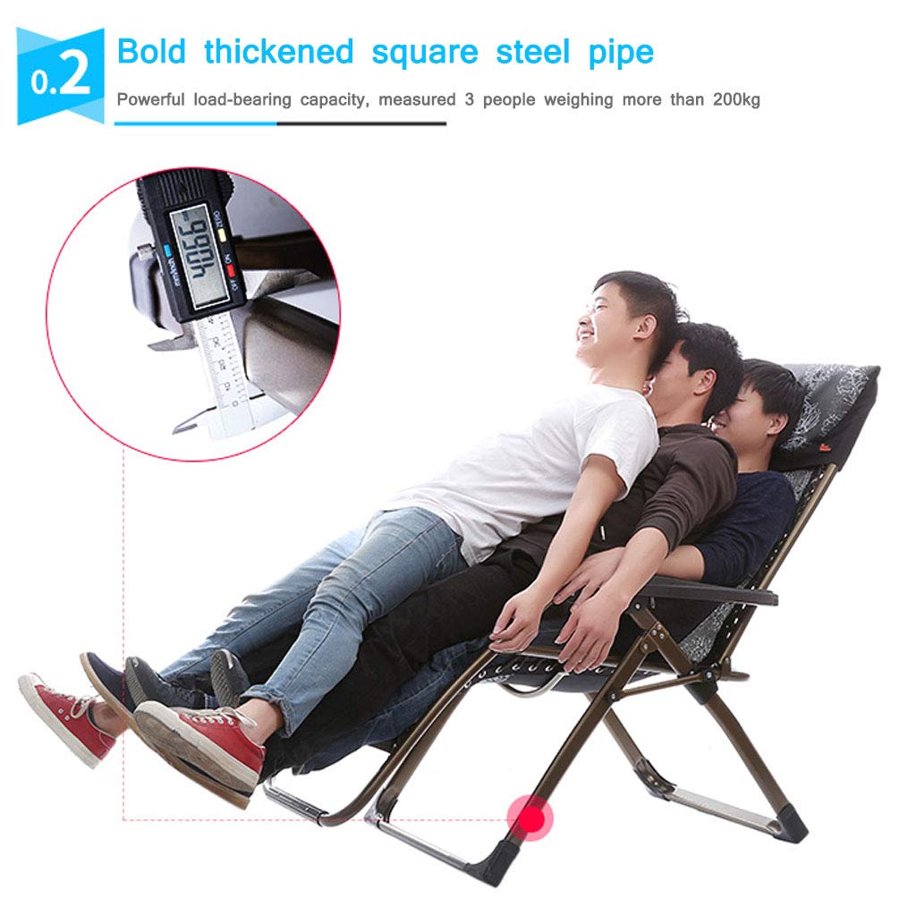 Foldable Rocking Chair for Outdoor & Indoor Use - Portable Garden, Lawn, Beach, Camping Lounge Chair - Lightweight & Easy Storage - Perfect for Fishing, Relaxing, Elderly Naps (Patio, Backyard, Picnic, Travel)