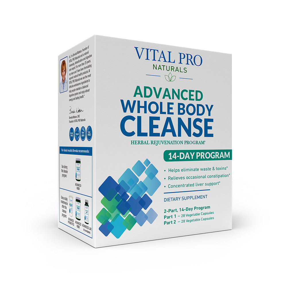 Advanced Whole Body Cleanse Detox Supplement - Natural Colon Cleanse & Liver Support for Weight Loss & Digestive Health - Perfect for Detox Programs & Wellness Routines
