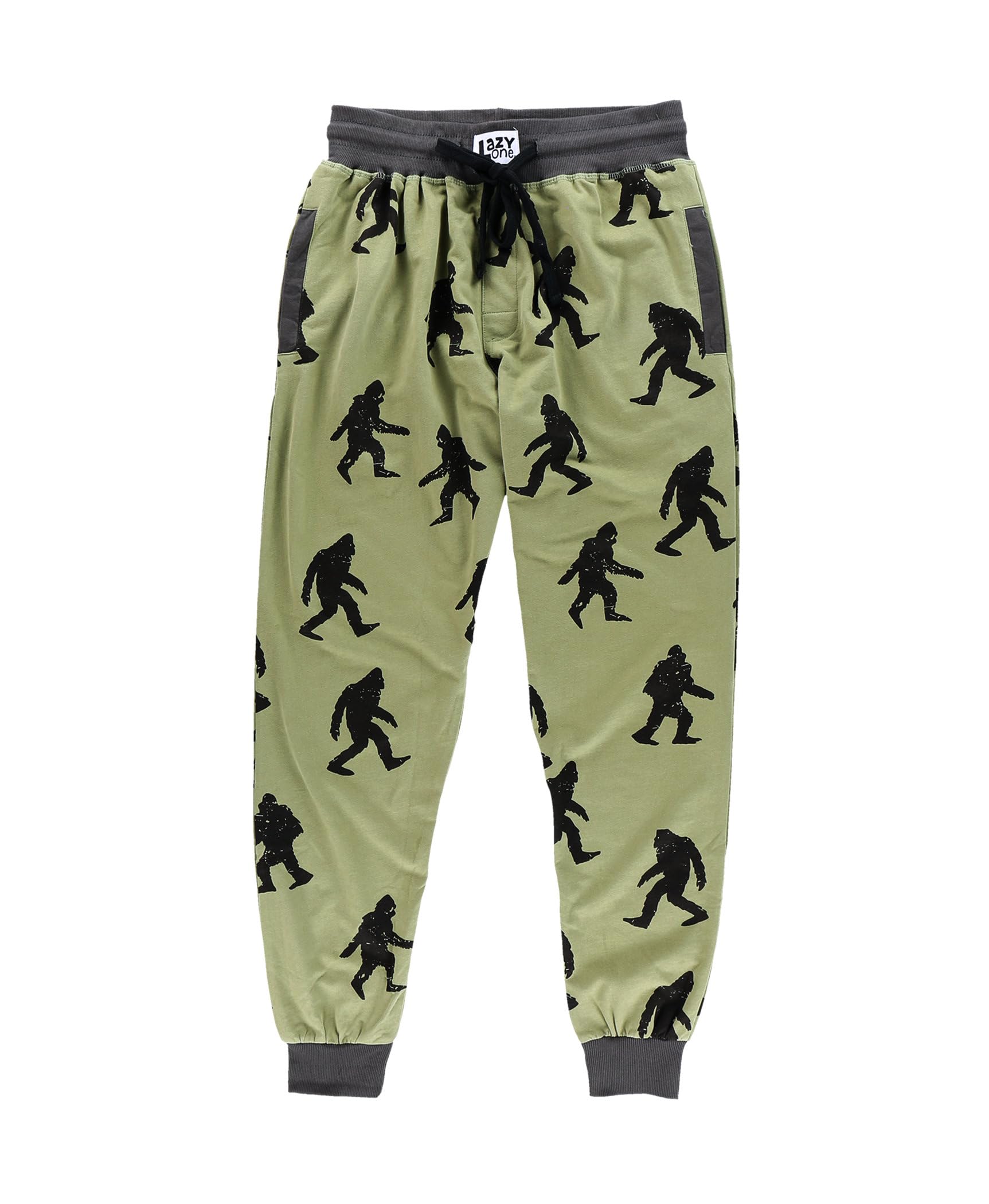 Lazy One Men's Jogger Sweatpants - Soft, Warm Fleece Lounge Pants with Pockets for Home, Gym & Outdoor Activities