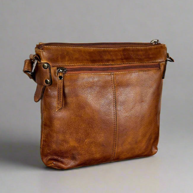 Premium Greenwood Leather Shoulder Bag for Women - Stylish Crossbody Purse with Adjustable Strap | Perfect for Work, Travel & Everyday Use