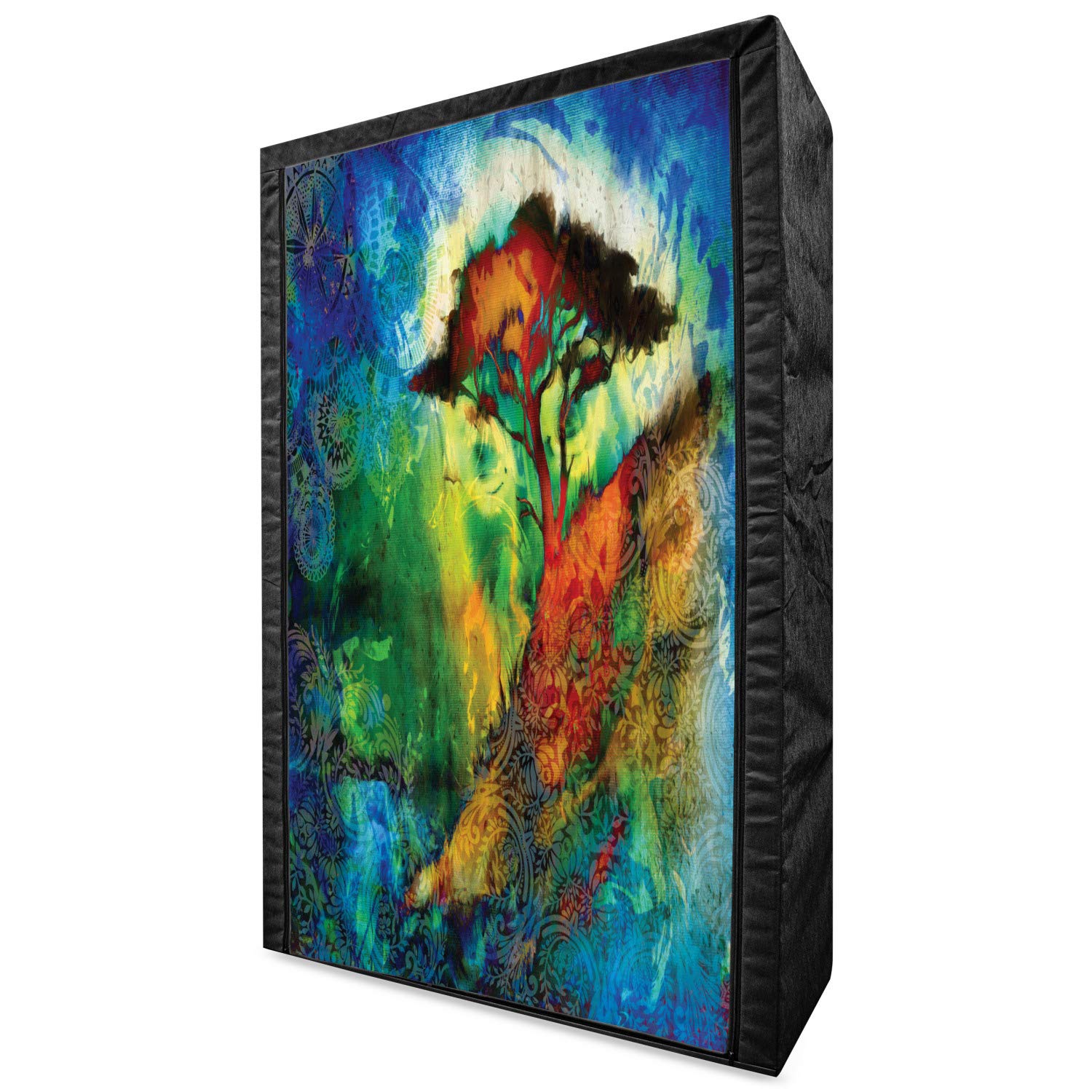 Ambesonne Bohemian Portable Fabric Wardrobe - 42.5