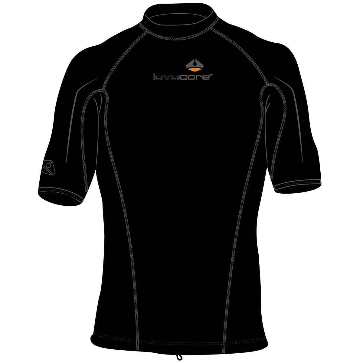 Lavacore Men's Short Sleeve Thermal Shirt - Lightweight Base Layer for Cold Weather - Perfect for Hiking, Skiing & Winter Sports
