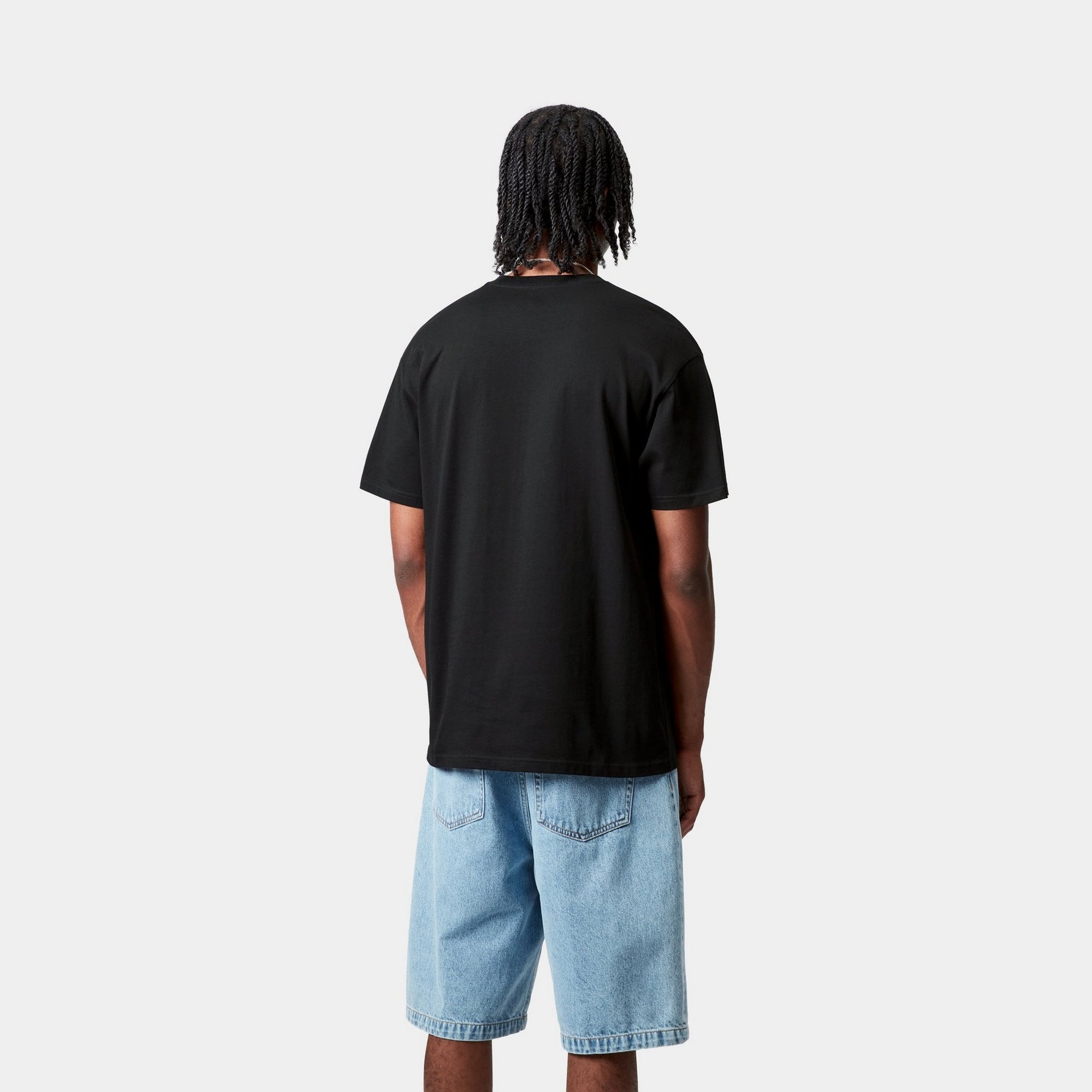 Chase Graphic T-Shirt for Men - Soft Black Cotton Tee - Casual Streetwear & Everyday Comfort