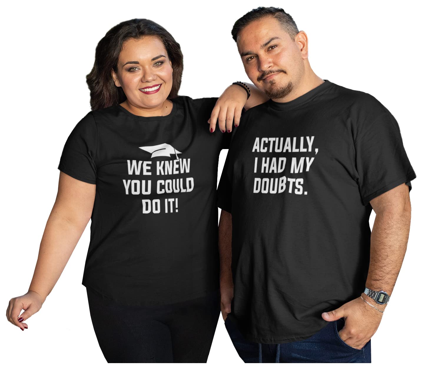 Funny Graduation T-Shirt Set for Family & College Seniors - Class of 2022 Gift - Perfect for Graduation Parties & Photo Shoots