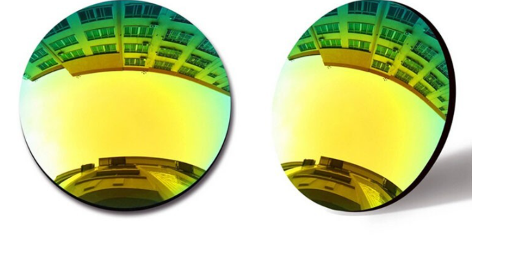 BCLEAR 1.67 High Index Polarized Mirror Sunglass Lenses - Orange Tint for Myopia, UV Protection & Glare Reduction | Perfect for Driving, Fishing & Outdoor Sports