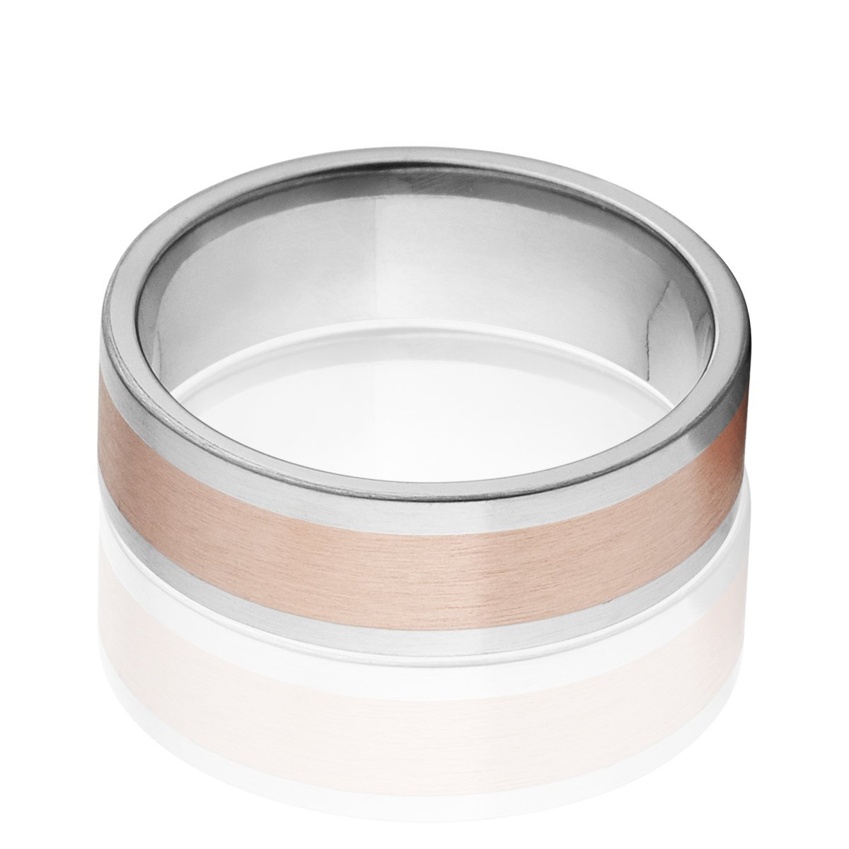 Premium Titanium Rings for Men & Women - Durable Titanium Wedding Bands with Copper Inlay - Perfect for Engagement, Anniversary & Everyday Wear