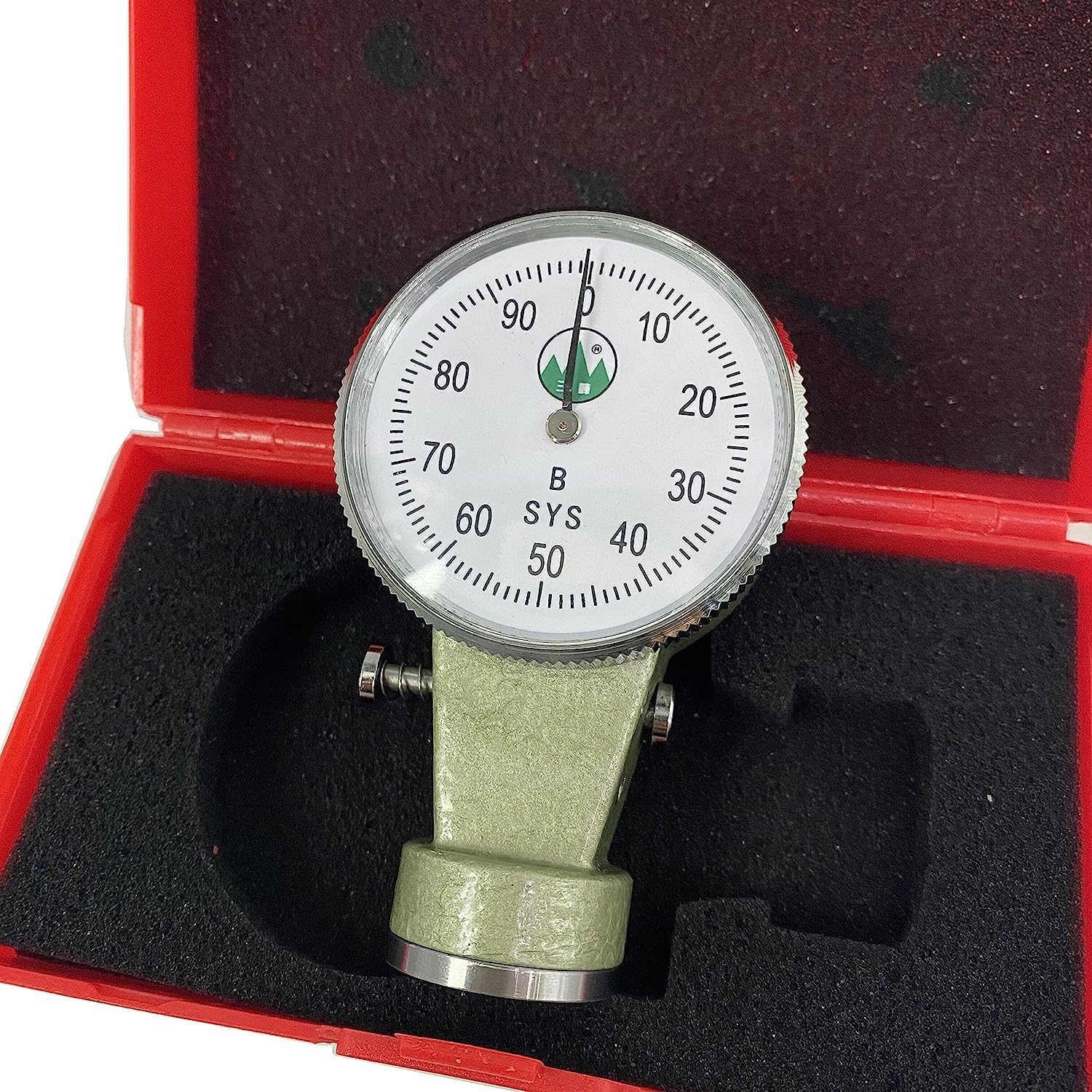 B-Type Sand Mold Hardness Tester - 980G Max Load, 2.50mm Compression Stroke Durometer for Wet/Cast Sand Testing | Foundry Quality Control, Industrial Sand Mold Hardness Measurement Tool for Coarse Sand Applications