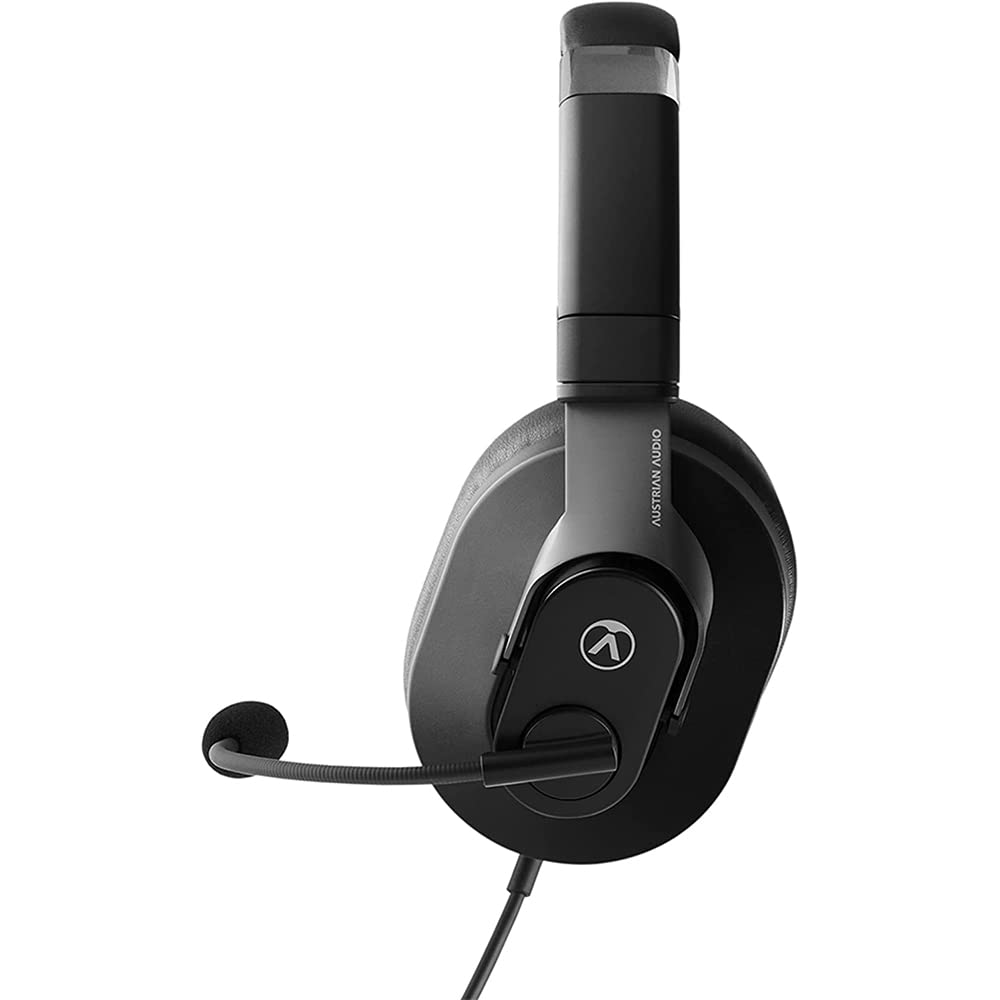 Austrian Audio PB17 Professional Office Headset - 44mm High Excursion Drivers, Omni-Directional Mic with Mute, Passive Noise Cancelling, 3.5mm/USB-A Adapter - Perfect for Remote Work, Call Centers & Online Meetings