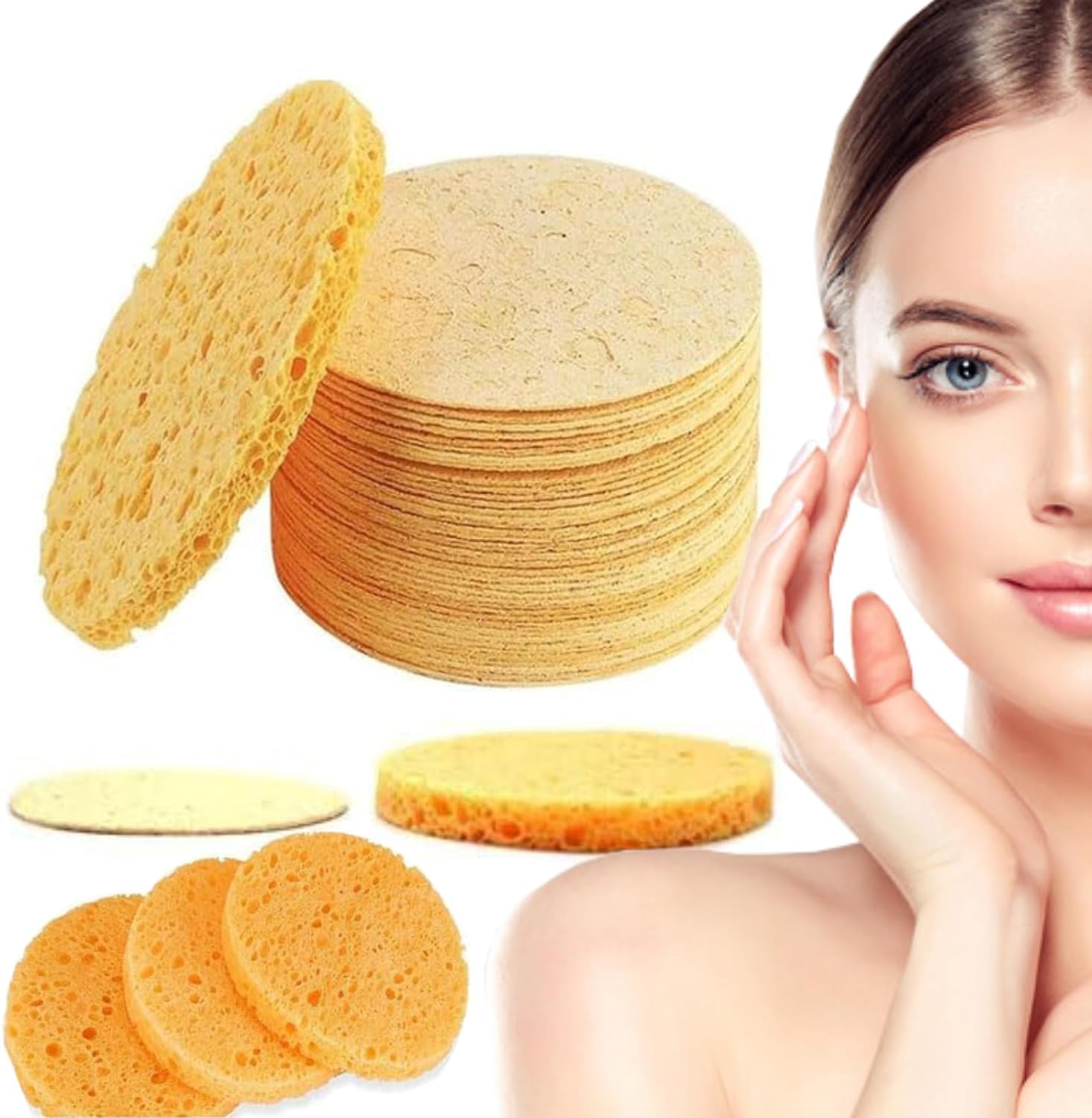 40PCS Kojic Acid & Turmeric Cleansing Pads for Face - Brightening Exfoliating Facial Pads with Natural Ingredients for Acne, Dark Spots & Glowing Skin | Daily Skincare Routine, Travel-Friendly Beauty Essential