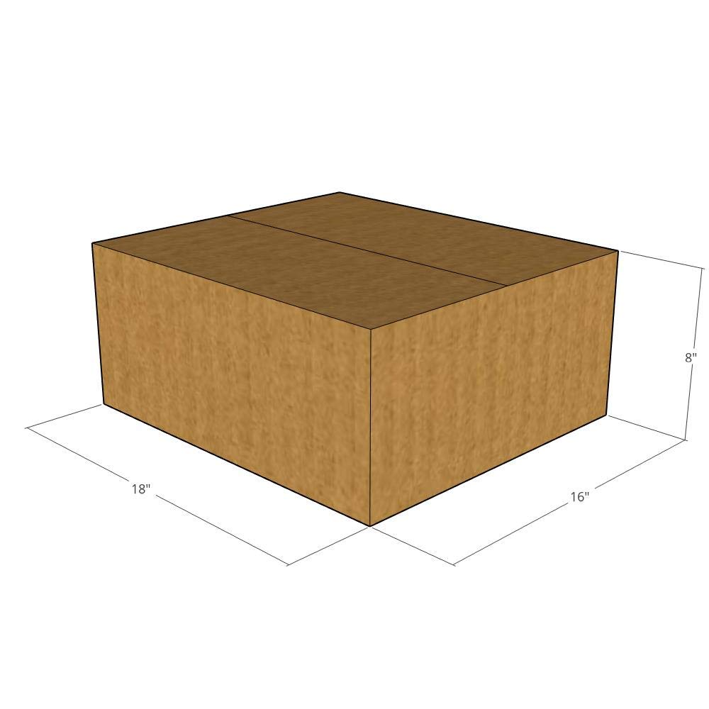 75 - (LxWxH) - 18x16x8-32 ECT New Corrugated Boxes - Heavy Duty Shipping Boxes for Moving, Storage & Packaging - Perfect for Ecommerce, Home & Office Use