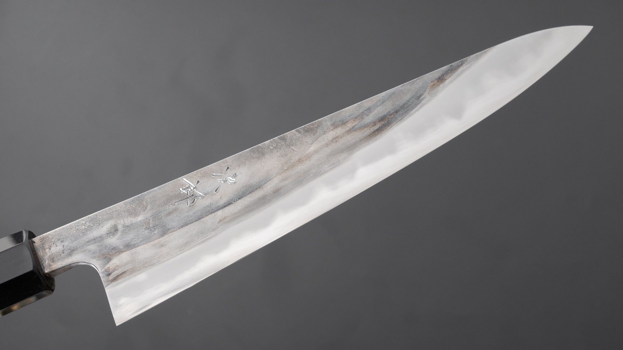 Premium Jiro Tsuchime Sujihiki 210mm Japanese Slicing Knife - Taihei Tagayasan Wood Handle (#379) - Perfect for Sushi, Sashimi & Meat Carving