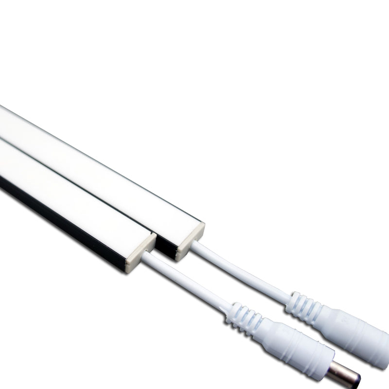 5/10 Pack 12V DC LED Surface Linear Profile Light Strip - Aluminum Channel with Cover for Under Cabinet Lighting, Kitchen Counter, Shelf & Staircase Illumination