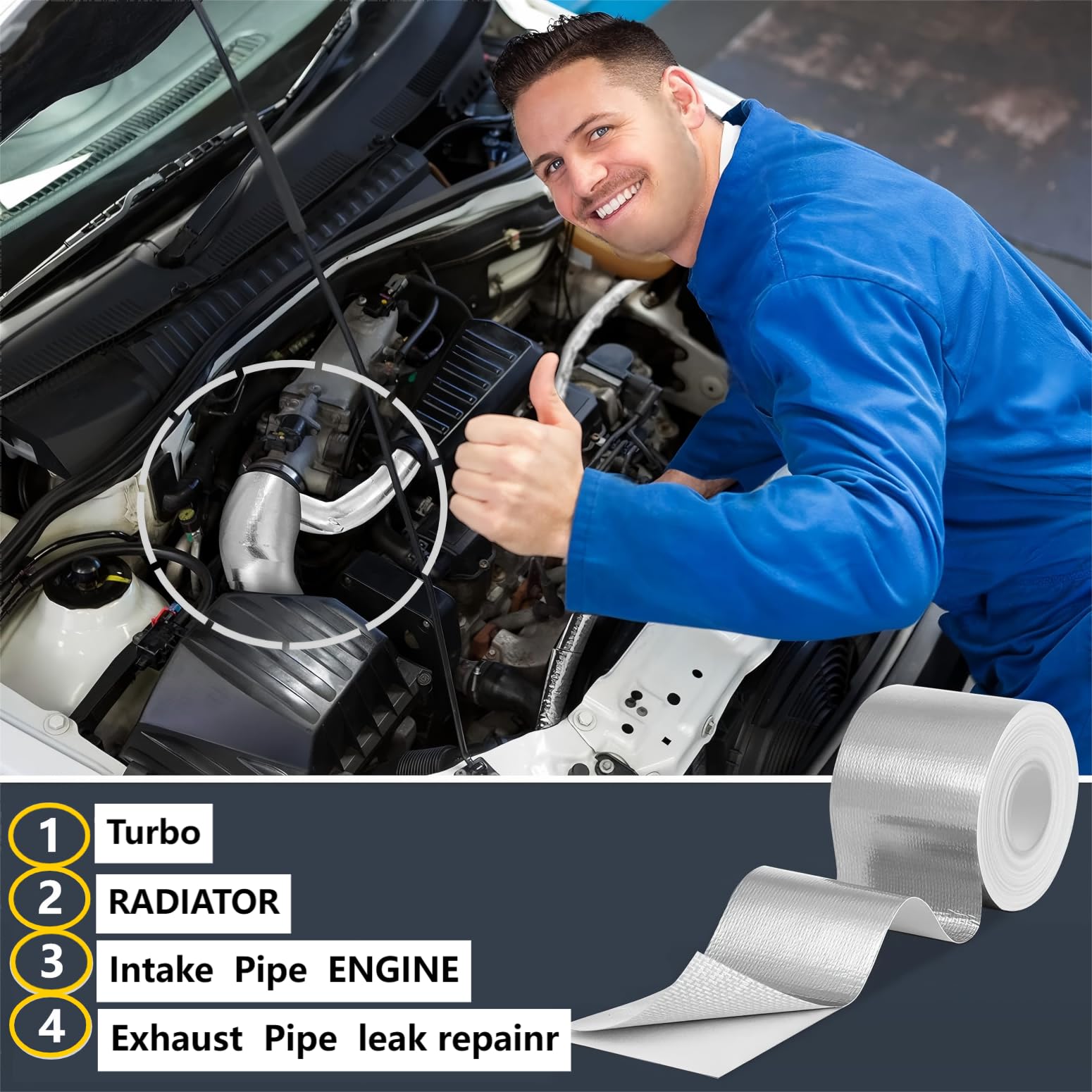 High-Temperature Heat Reflective Tape - 2