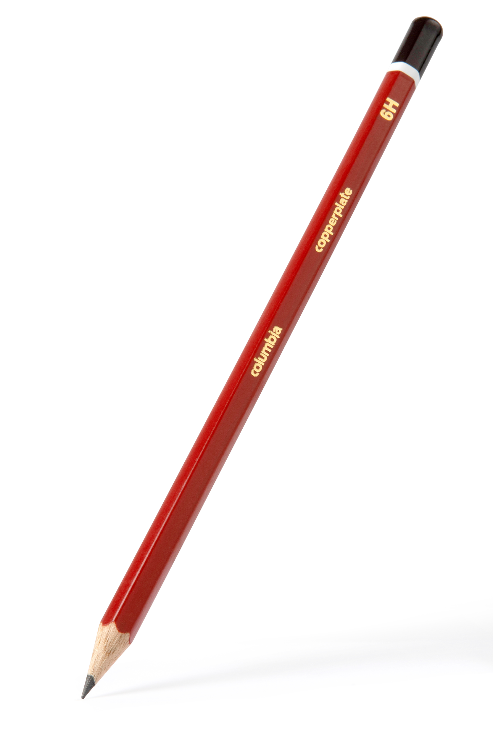 6H Pencil Columbia Copperplate - Hexagonal Graphite Pencils (20-Pack) for Drawing, Sketching & Technical Writing