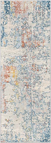 Teal, Pale Blue, Rust / Buliok