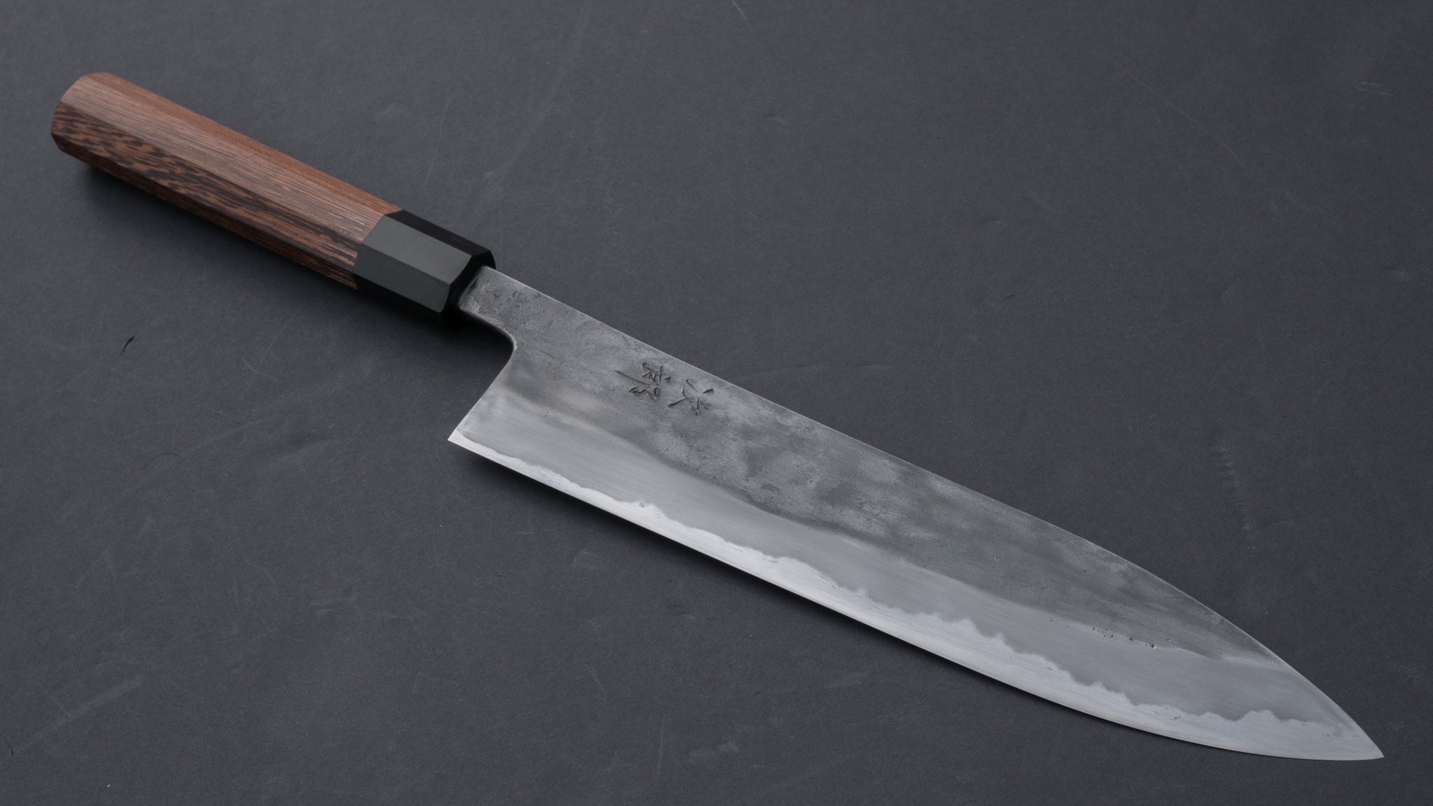 Premium Jiro Tsuchime Wa Gyuto 240mm Japanese Chef Knife with Taihei Tagayasan Handle - Perfect for Sushi, Meat Slicing & Professional Kitchen Use