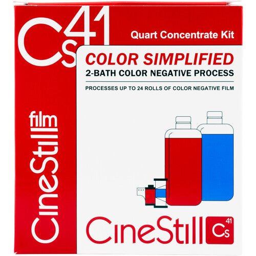 CineStill Film Cs41 C-41 Color Negative Film Liquid Developing Kit (Makes 32 oz) - Professional Photo Development for Home Darkroom & Film Processing Enthusiasts