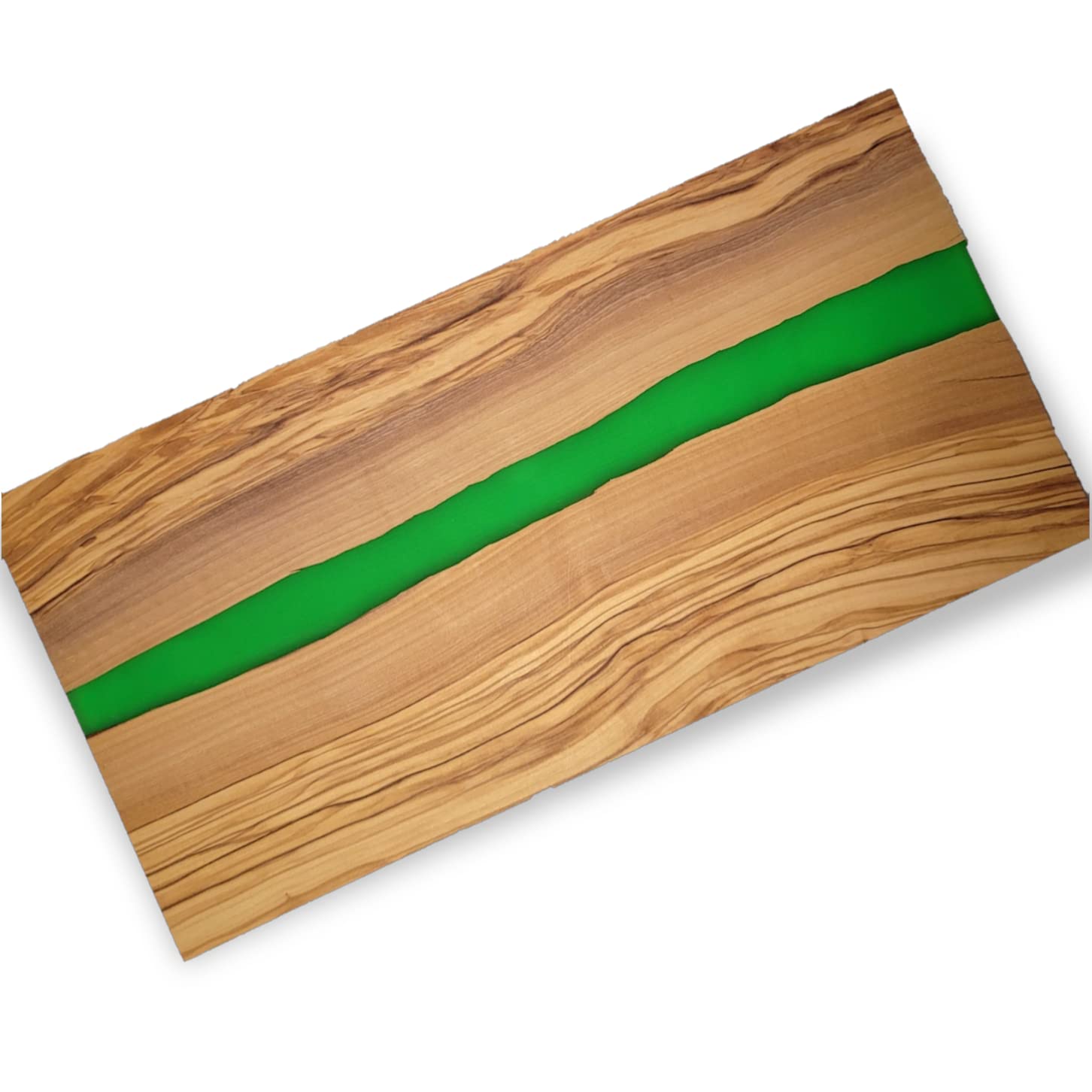 Premium Olive Wood Resin Cutting Board - Durable Kitchen Chopping Board with Natural Wood Grain - Perfect for Serving Charcuterie, Cheese & Slicing Fruits