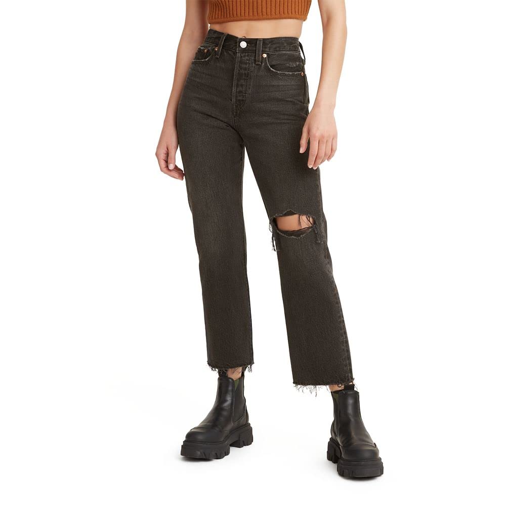 Levi's Women's Premium Wedgie Straight Jeans - High Waist Stretch Denim Pants for Casual & Work Wear | Perfect for Everyday Outfits & Office Looks