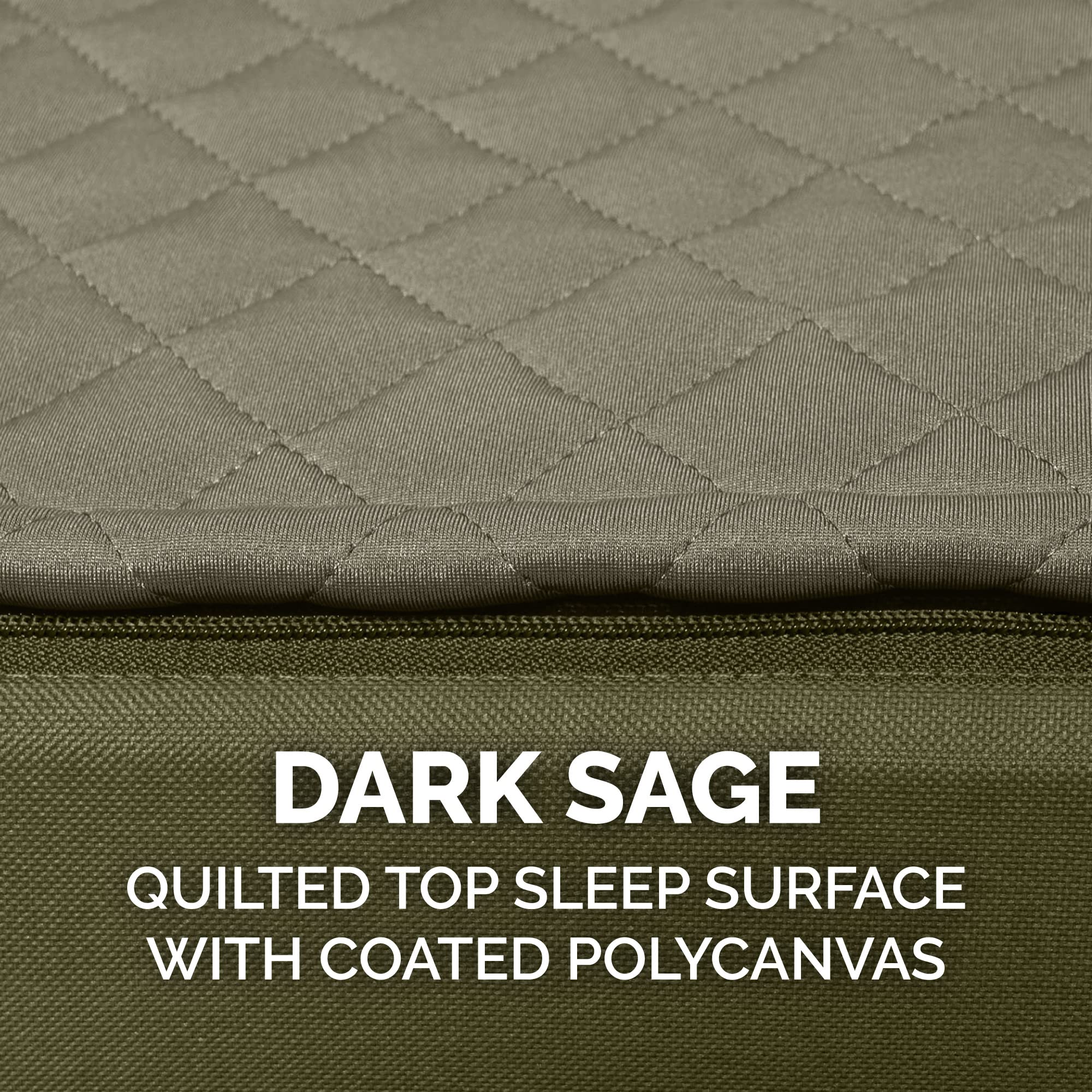 Furhaven Waterproof Dog Bed Cover - Washable Quilt Top Replacement for Indoor & Outdoor Use, Dark Sage, Jumbo Plus (XX-Large) - Perfect for Large Dogs, Pet Sofas, and Kennels