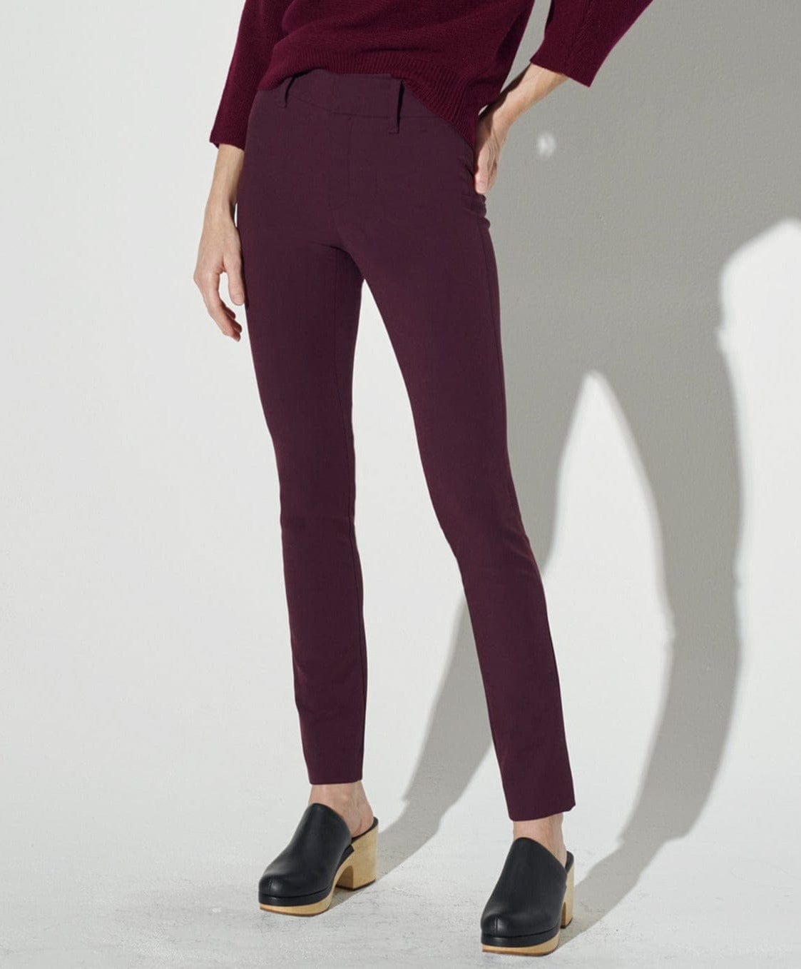 High Rise Skinny Stretch Pants for Women - Comfortable Slim Fit Tummy Control Yoga Pants - Perfect for Workout, Yoga, Lounge & Everyday Wear
