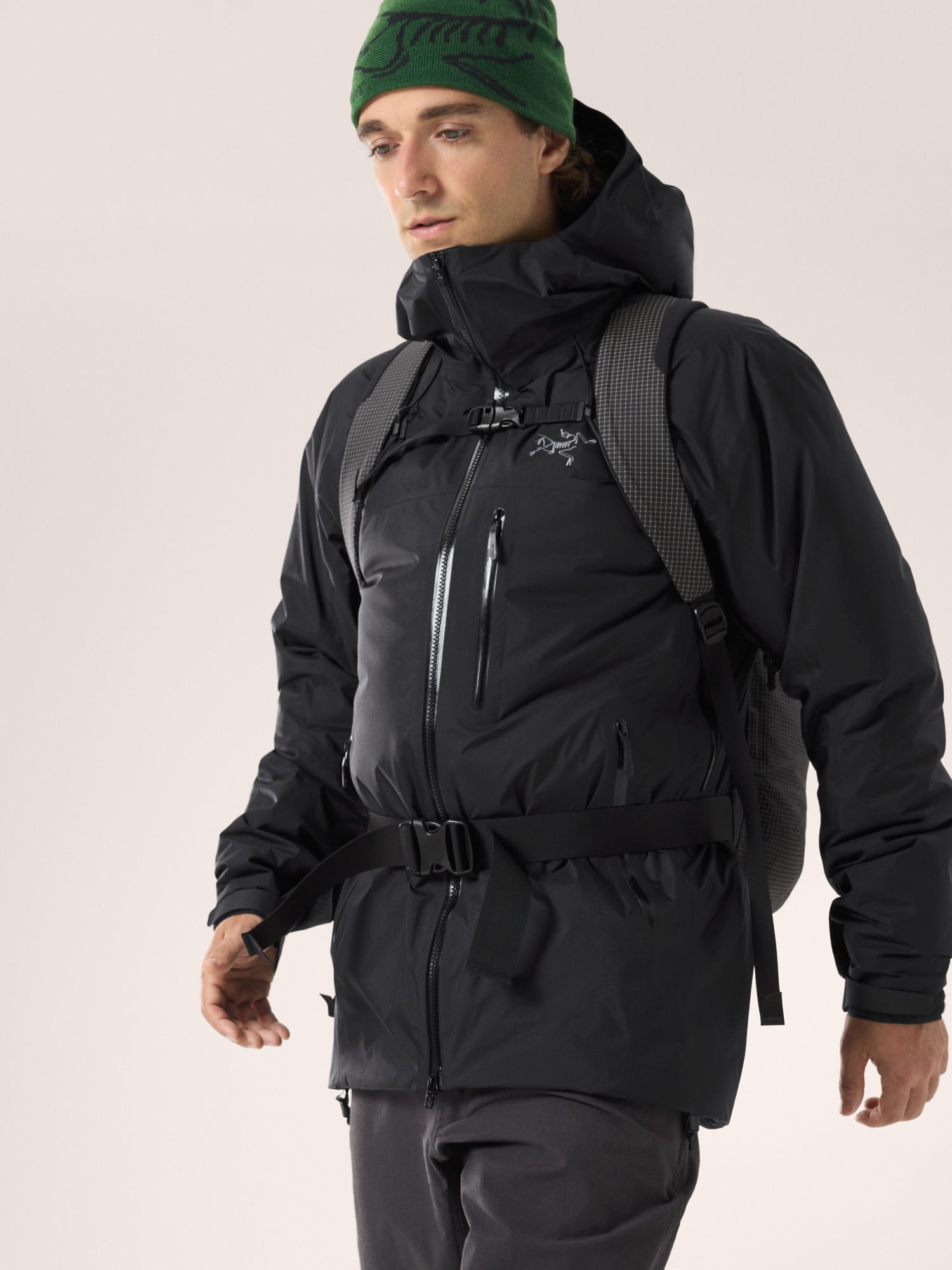 Men's Beta Insulated Jacket - Lightweight Waterproof Winter Coat for Hiking & Outdoor Activities - X000008885