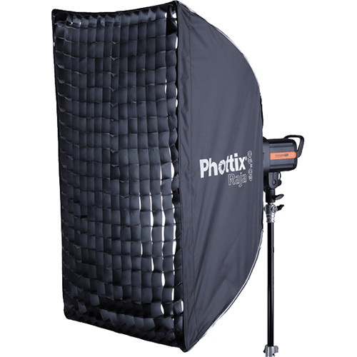 Phottix Raja Quick Folding Softbox 24x35 (60x90cm) Bowens Mount - Professional Photography Lighting Diffuser for Studio & Portrait Shoots