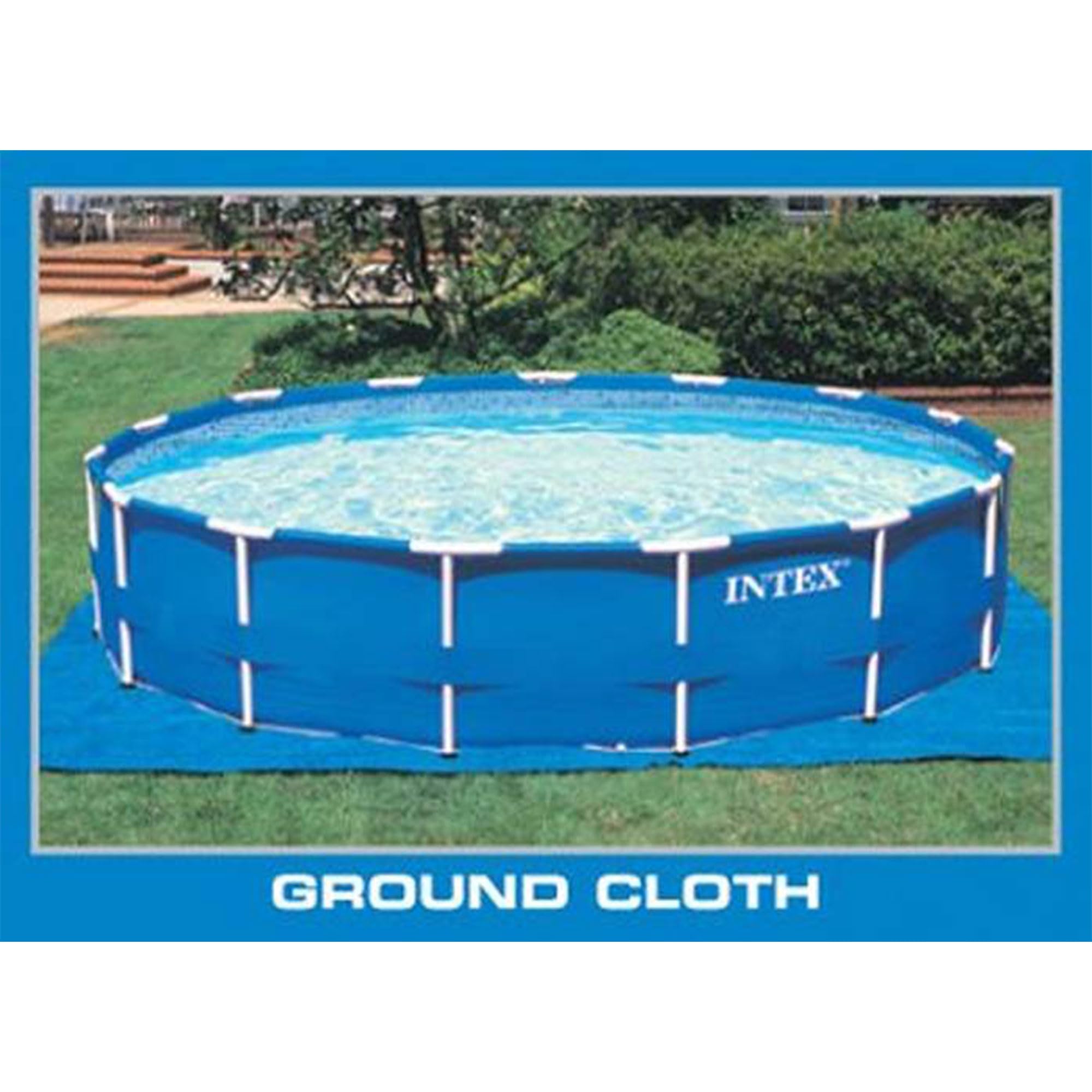 **Intex 18ft x 48in Metal Frame Above Ground Swimming Pool Set with Filter Pump, Pool Cover, Inflatable Cooler & 2 Recliner Chairs – Perfect for Backyard, Parties & Summer Fun**