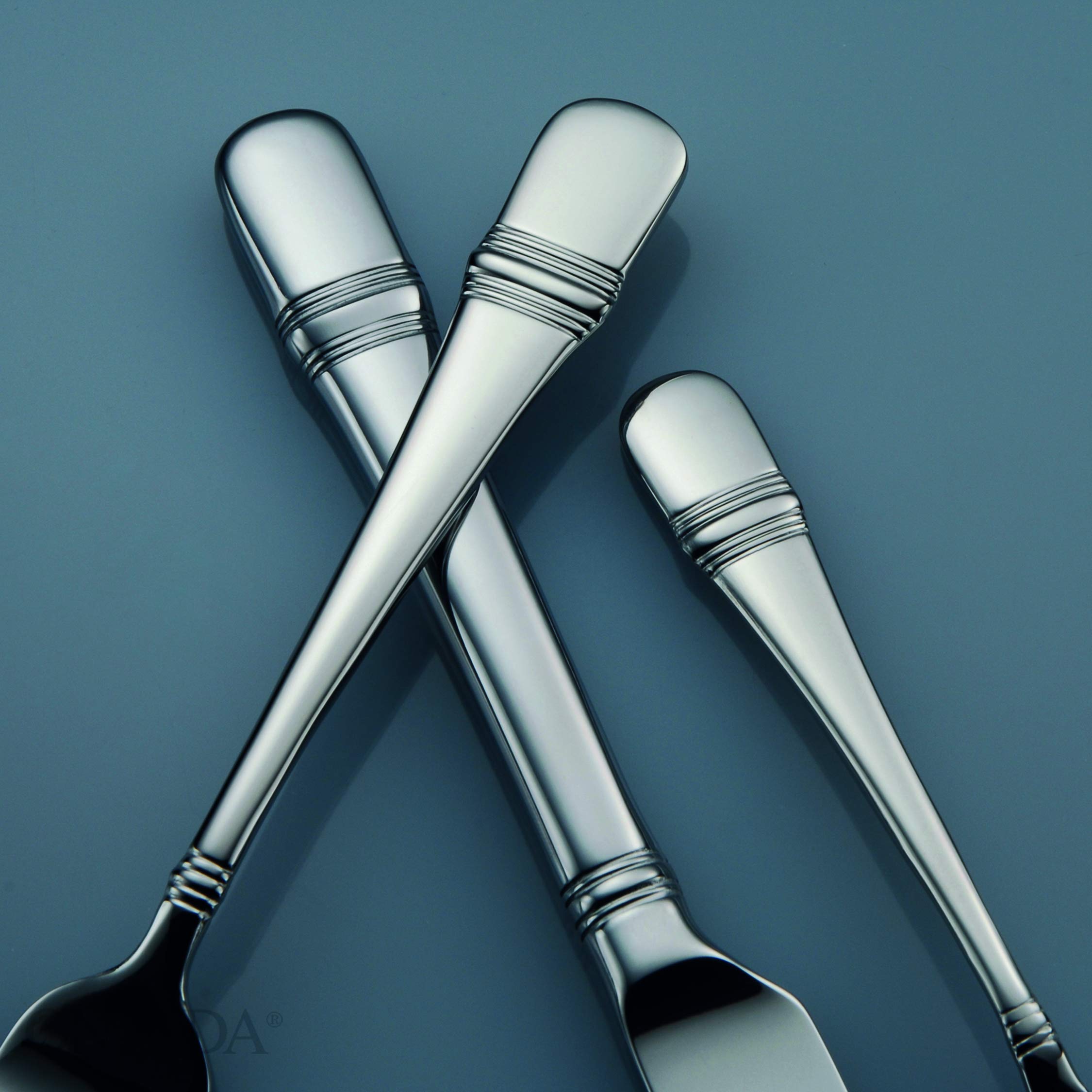 Oneida 12-Piece Silver Butter Spreaders Set - Stainless Steel Flatware for Dinner Parties, Weddings & Everyday Use