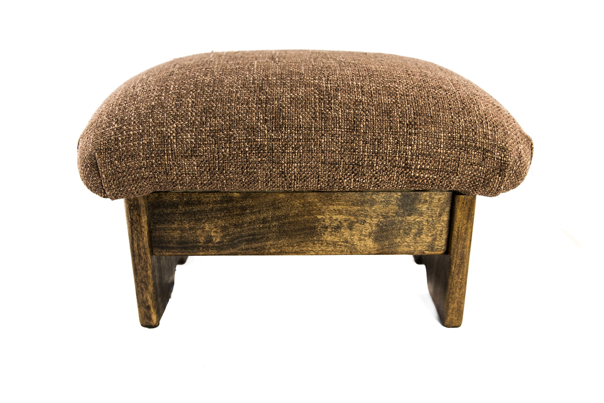 Premium Padded Foot Stool with Solid Fabrics - 9