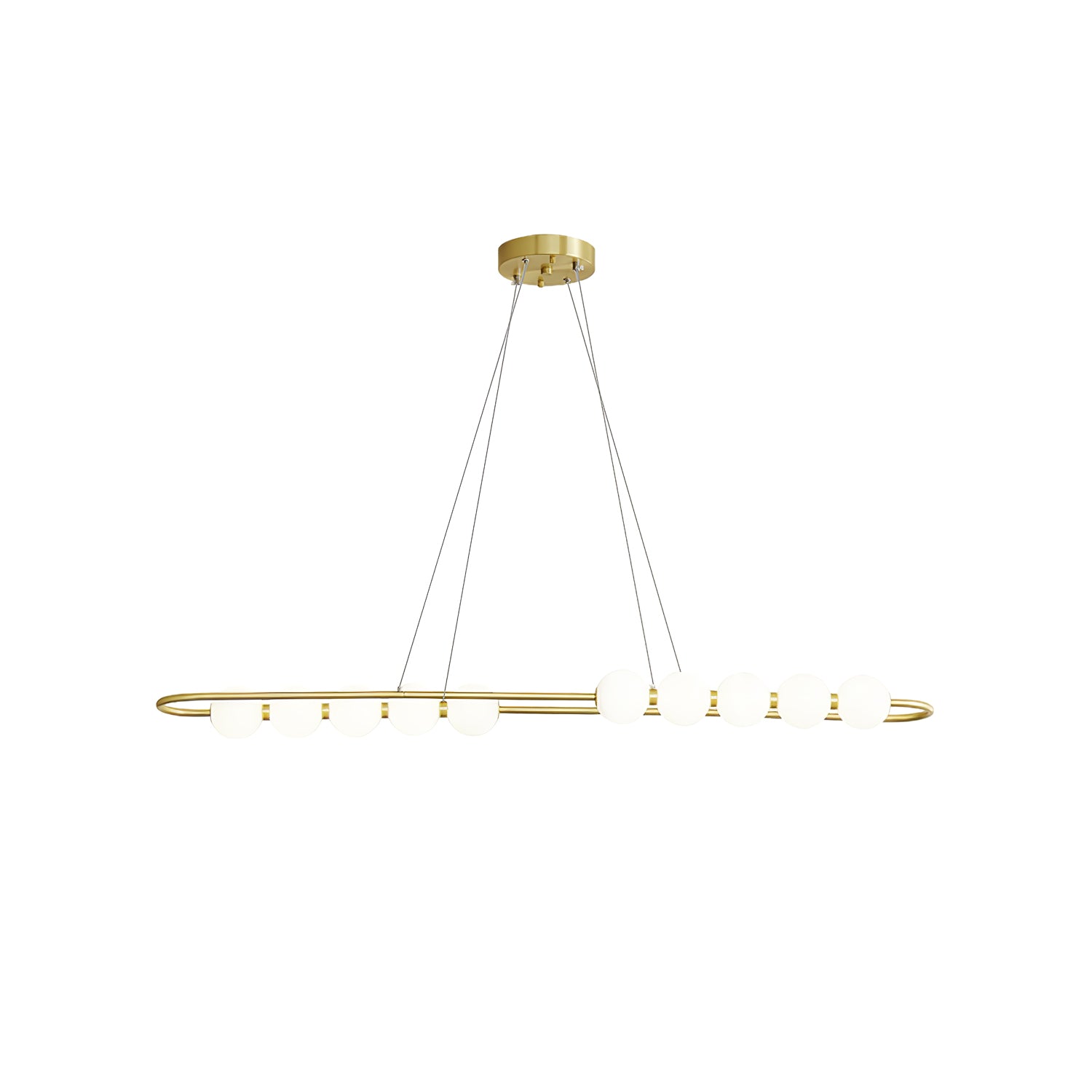 Elegant Acrylic Pearls Chandelier - Crystal-Like Ceiling Light Fixture for Dining Room, Bedroom & Living Room Decor