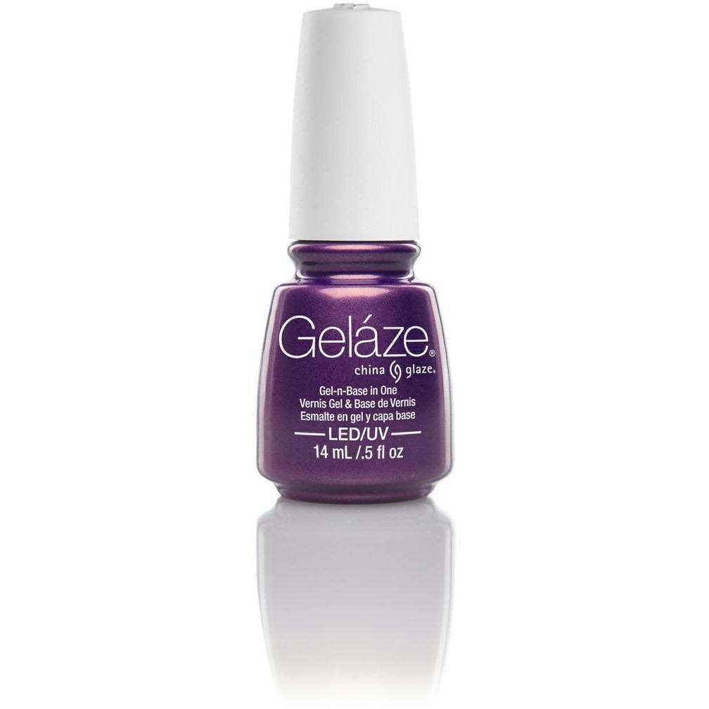 China Glaze Gelaze Nail Polish - Coconut Kiss #81621, 0.5 oz, Long-Lasting Gel-Like Shine for Manicures & Pedicures, Perfect for Salon & Home Nail Care