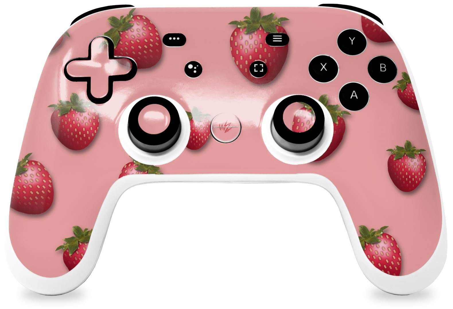 Google Stadia Controller Skin Decal - Strawberry Pink Wrap for Gaming